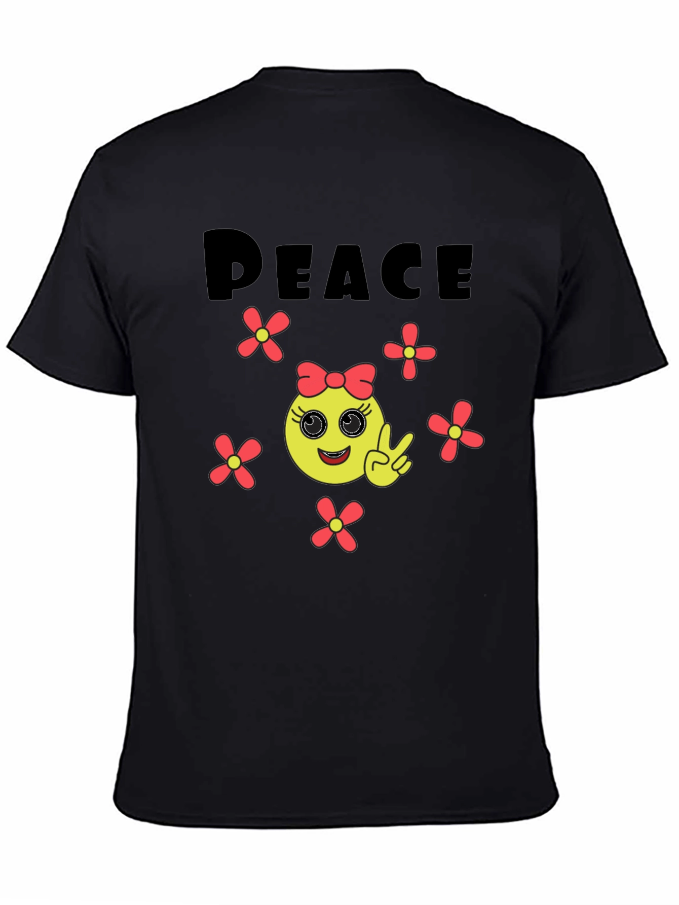 Peace Emoji Graphic Tee - Unisex Comfort