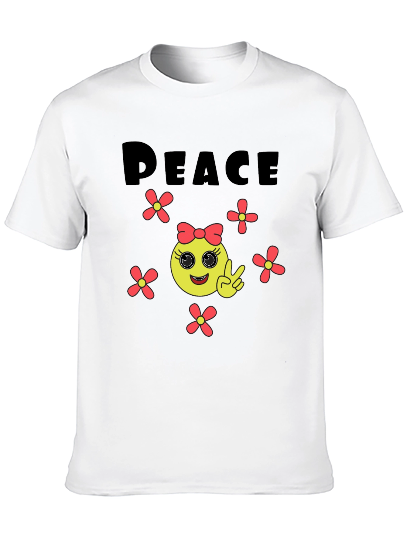 Peace Emoji Graphic Tee - Unisex Comfort