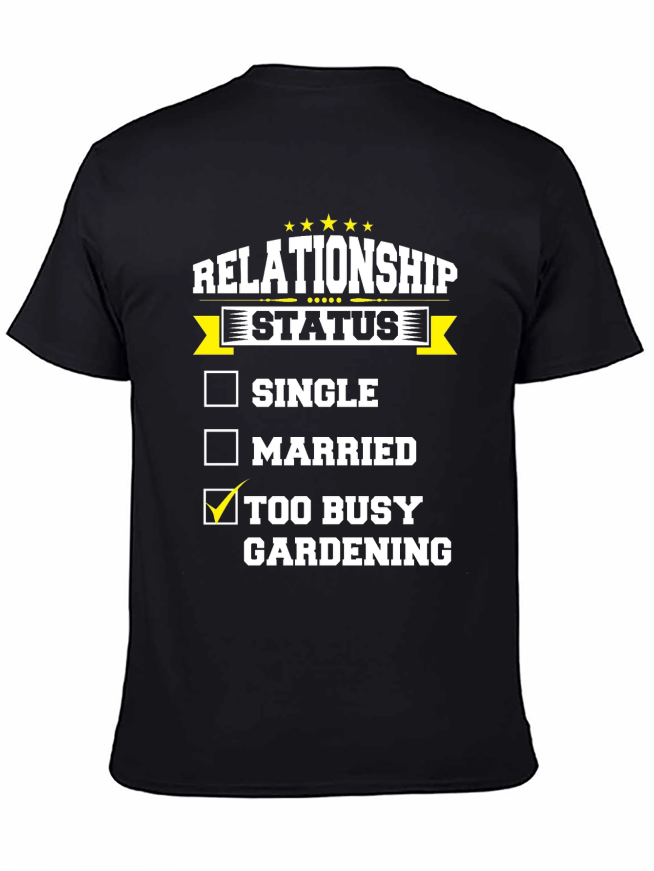 Gardening Relationship Status T-Shirt