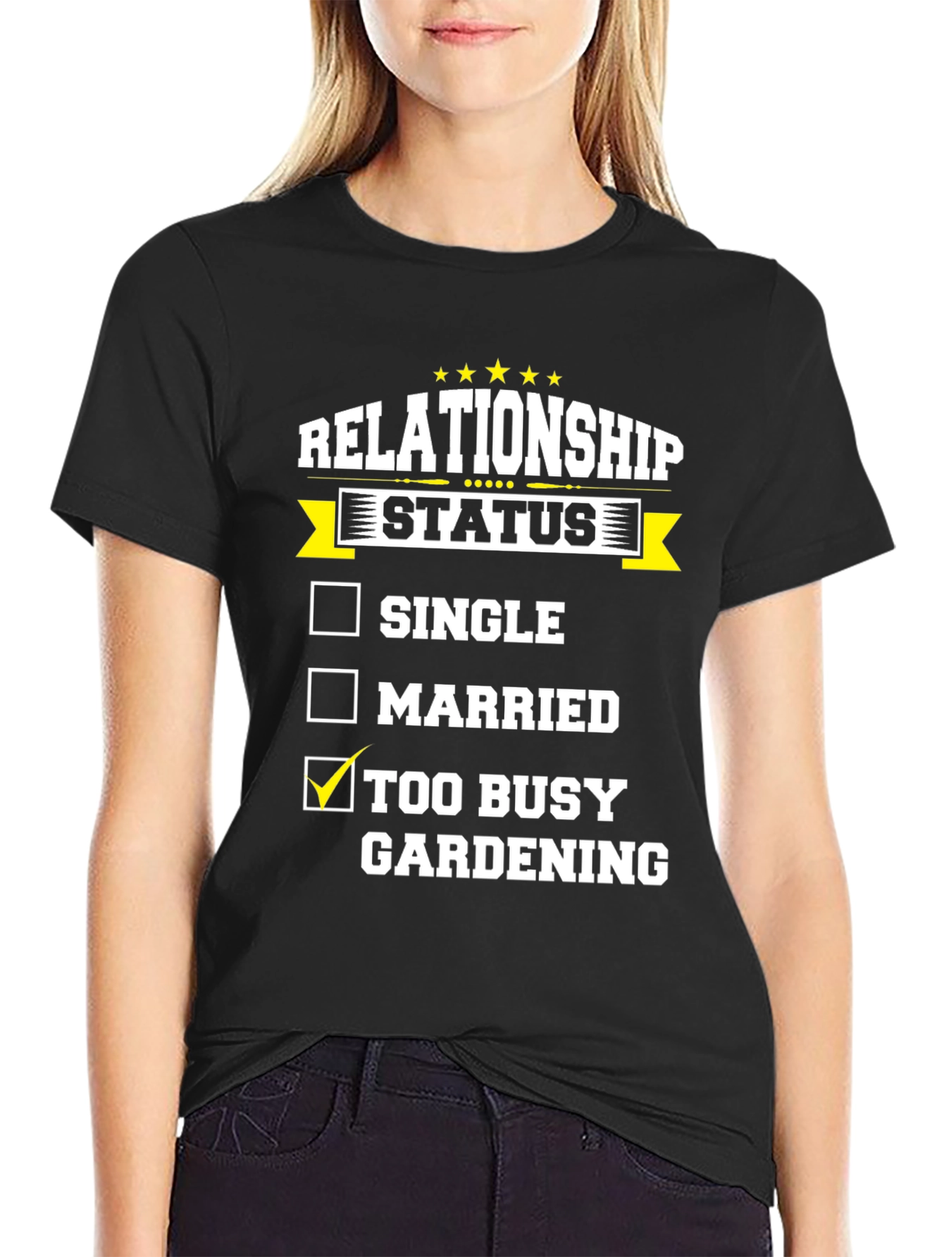 Gardening Relationship Status T-Shirt