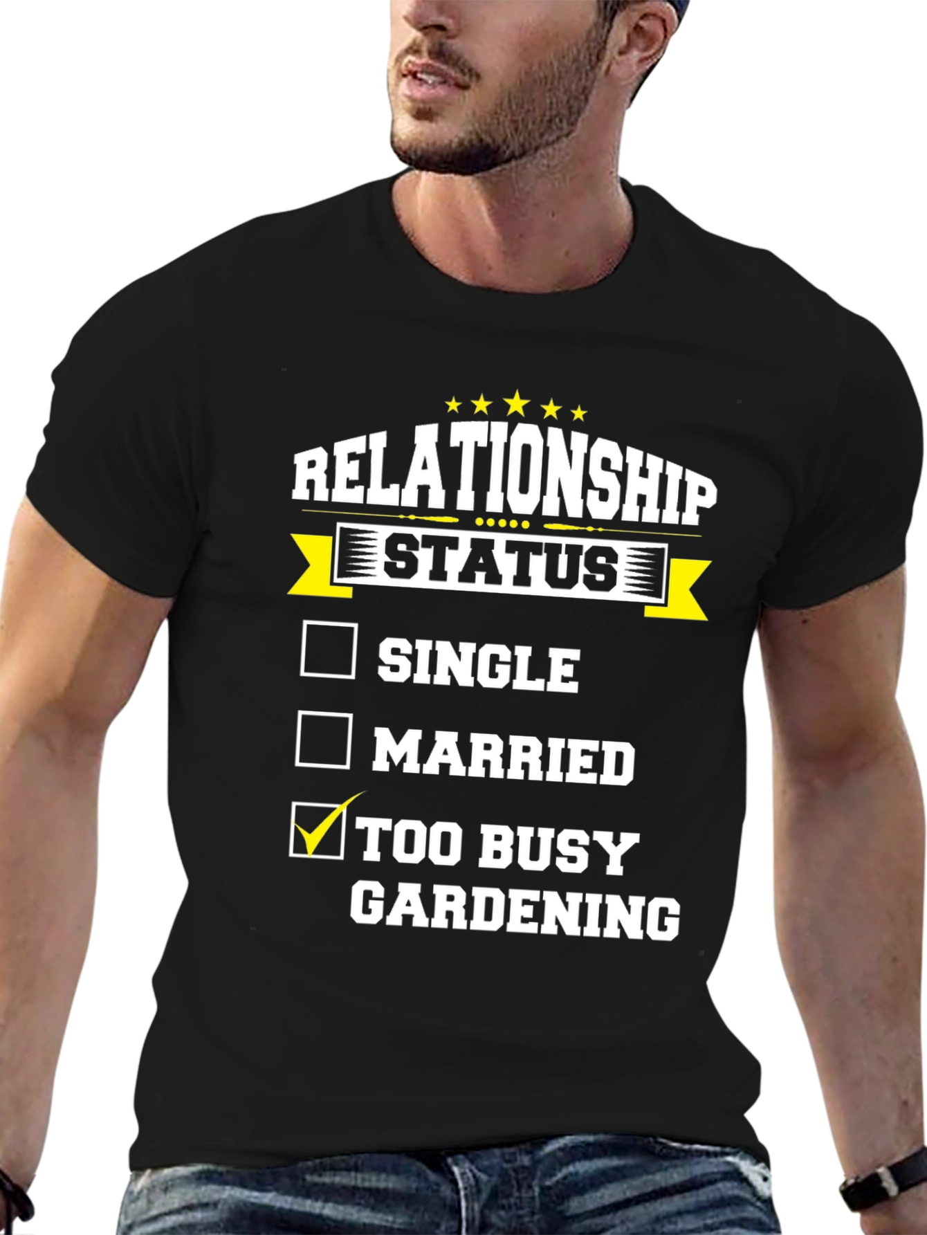 Gardening Relationship Status T-Shirt