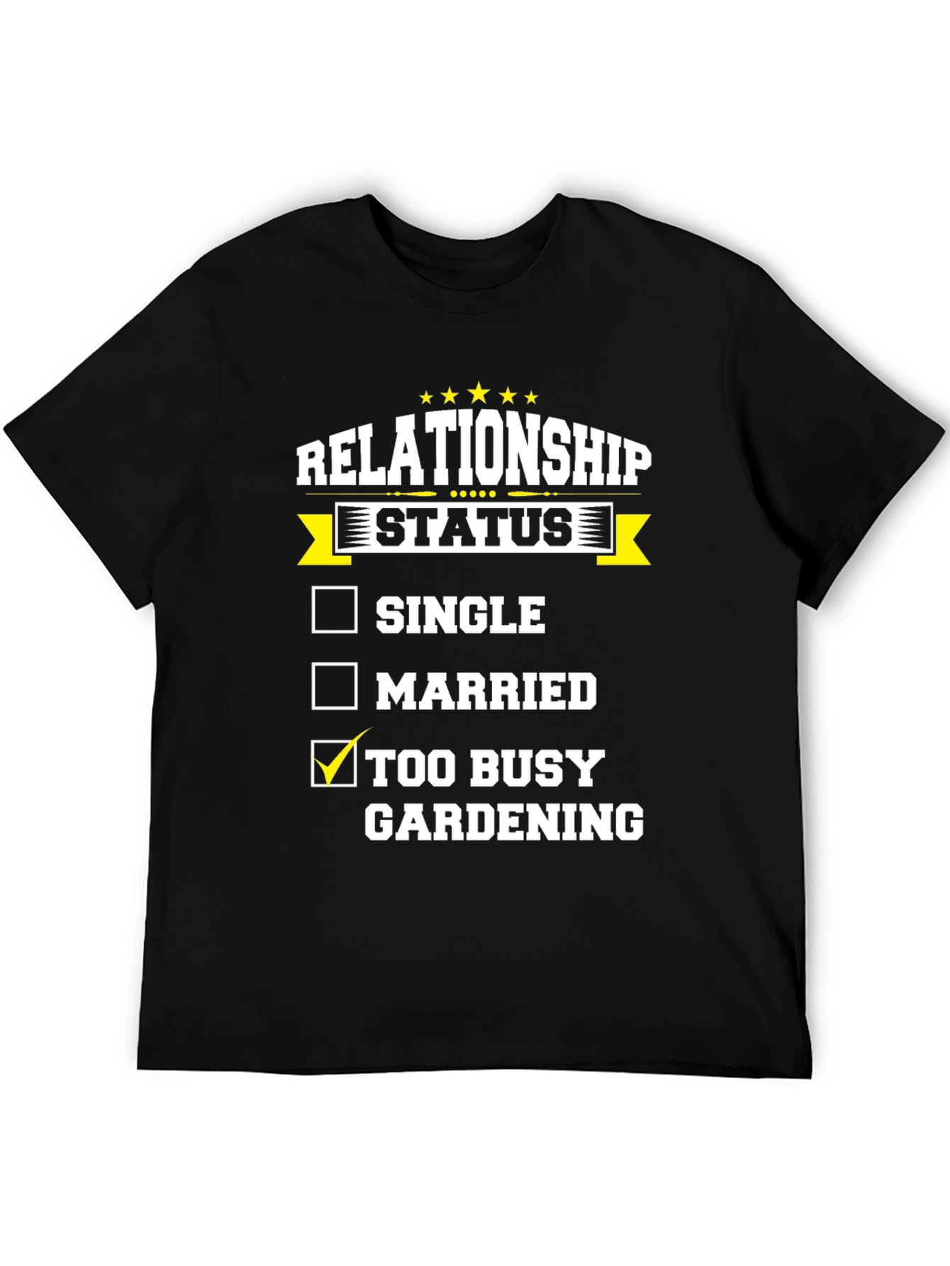 Gardening Relationship Status T-Shirt