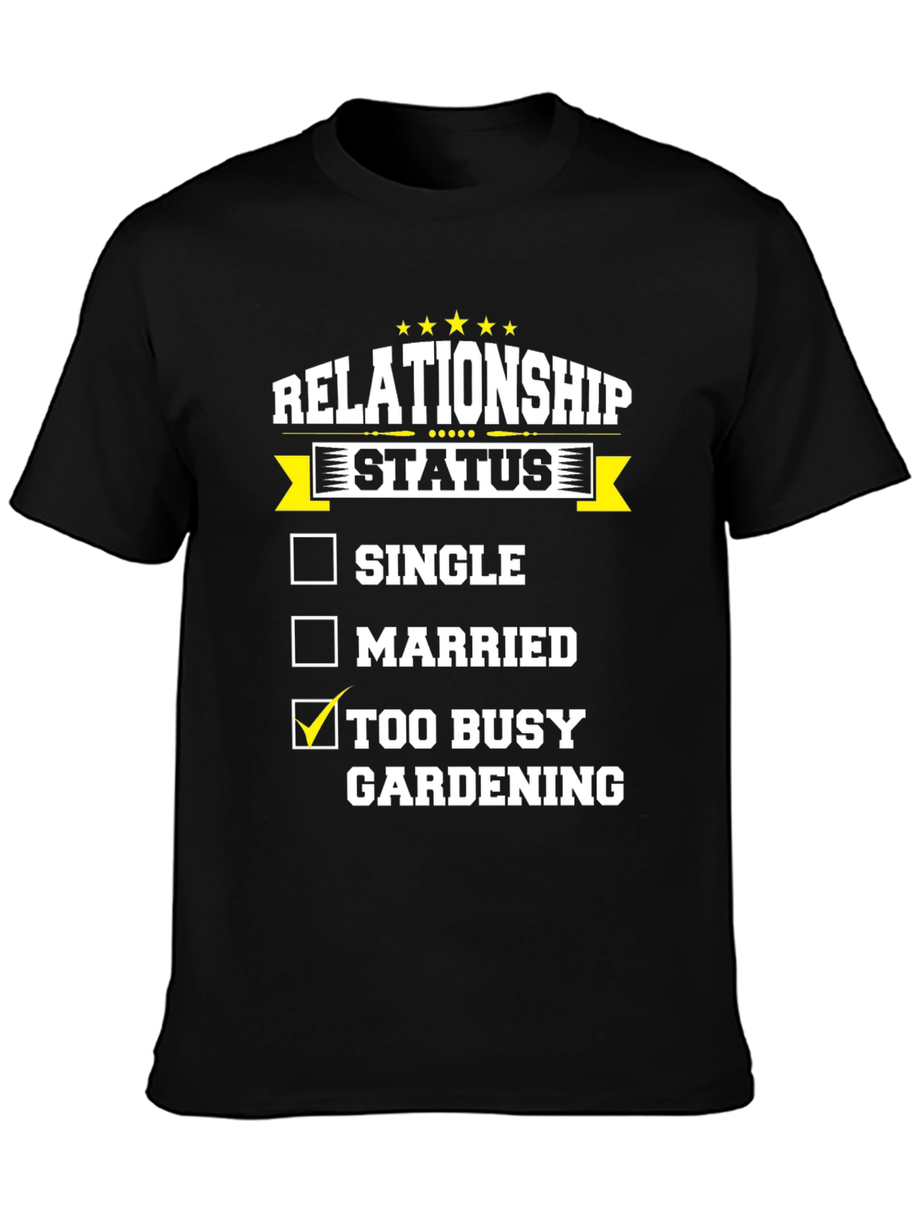Gardening Relationship Status T-Shirt