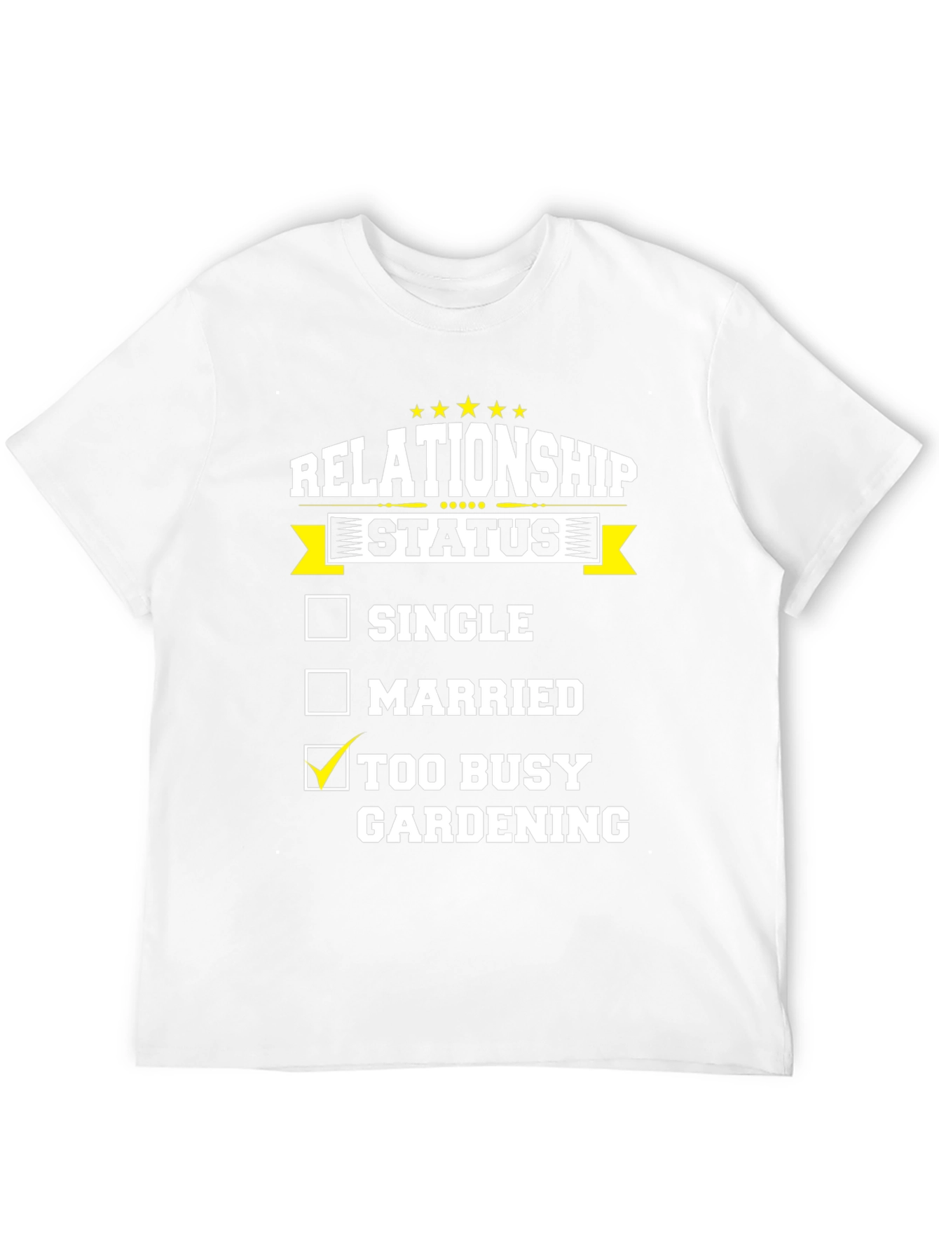 Gardening Relationship Status T-Shirt