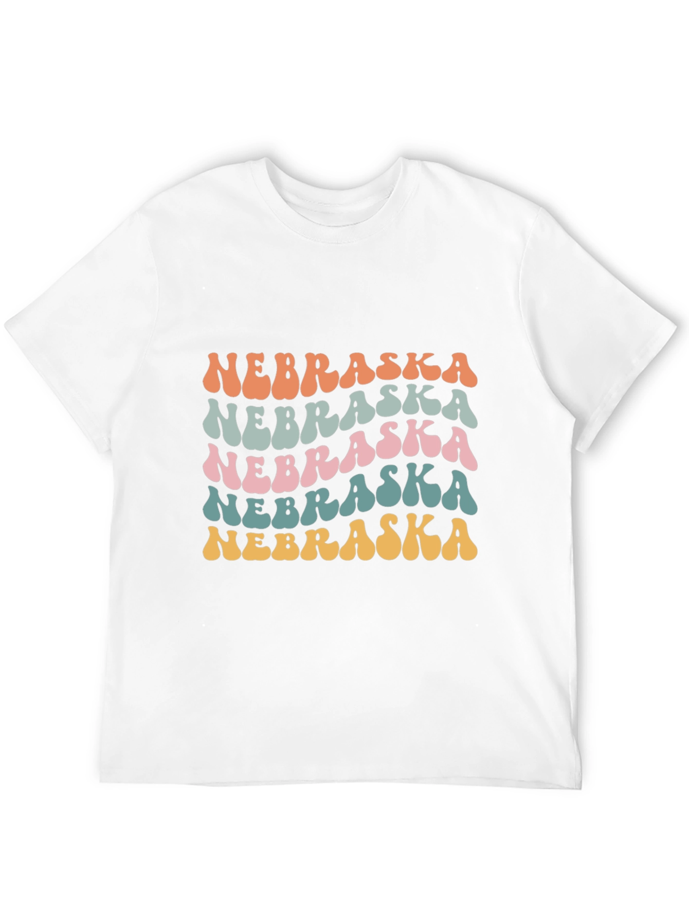 Retro Nebraska T-Shirt - Fun State Pride Tee