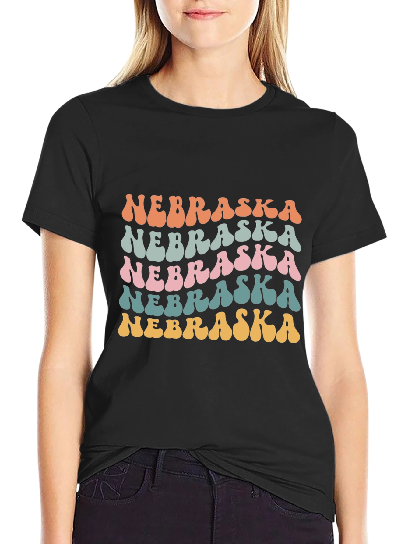 Retro Nebraska T-Shirt - Fun State Pride Tee