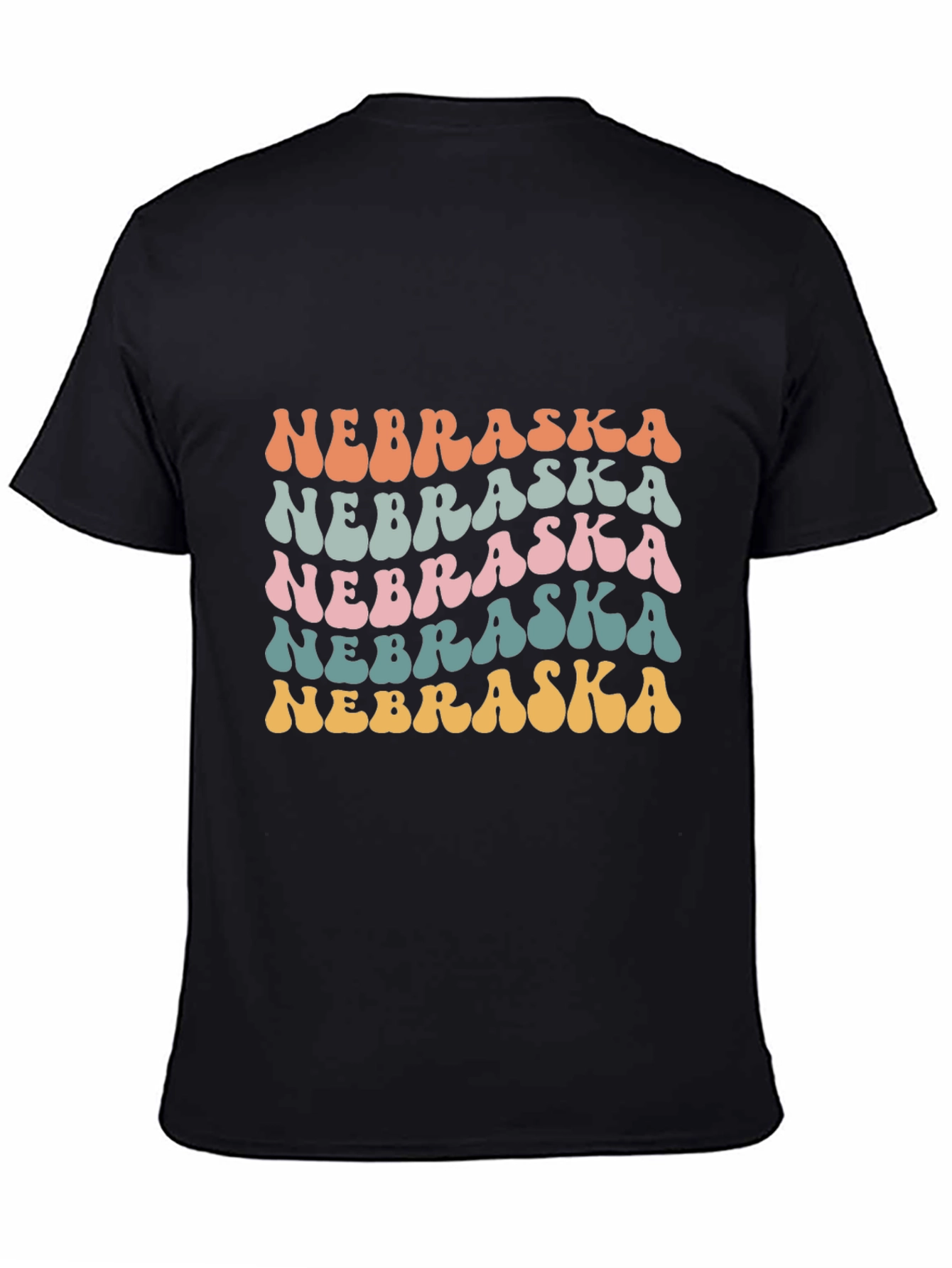 Retro Nebraska T-Shirt - Fun State Pride Tee