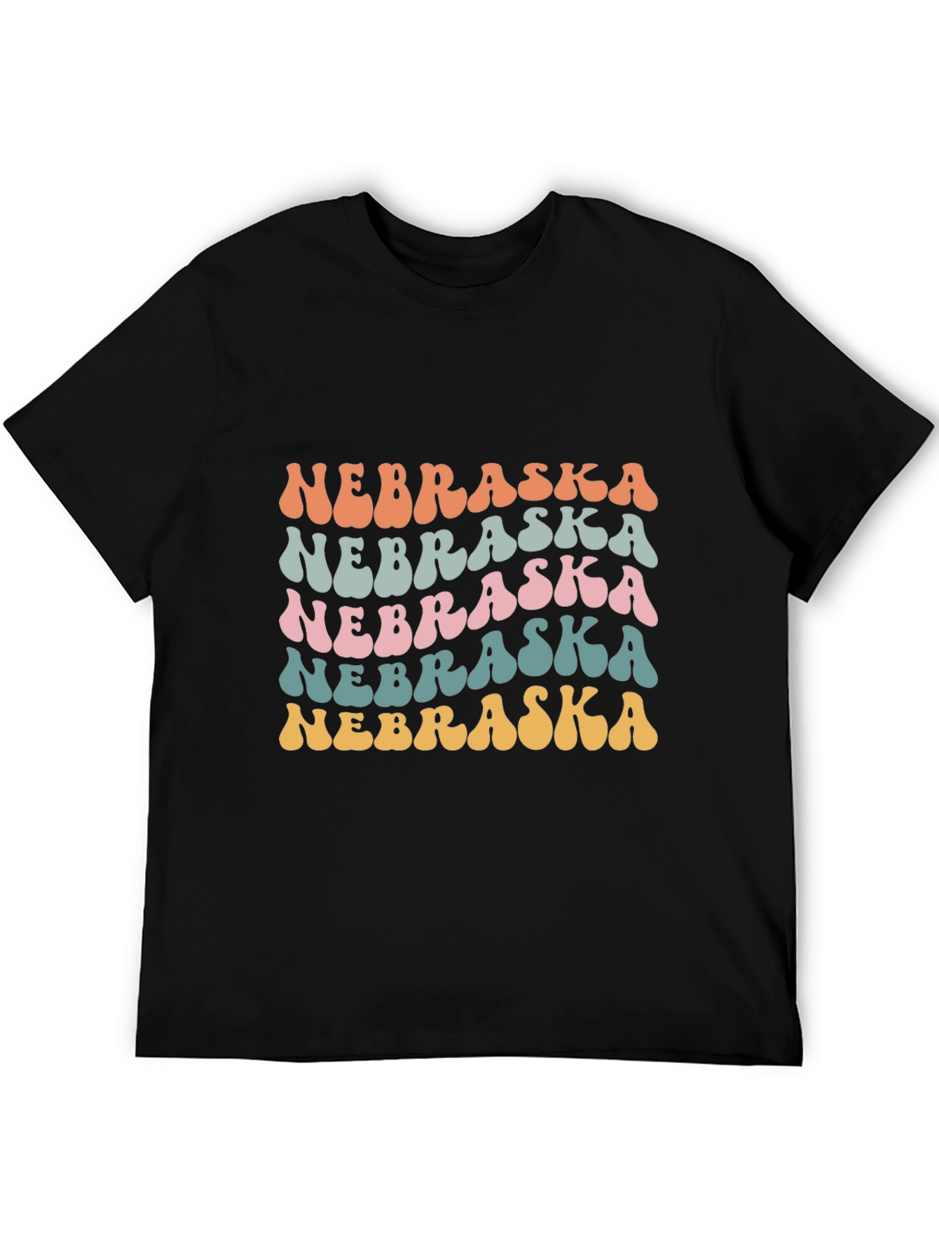 Retro Nebraska T-Shirt - Fun State Pride Tee