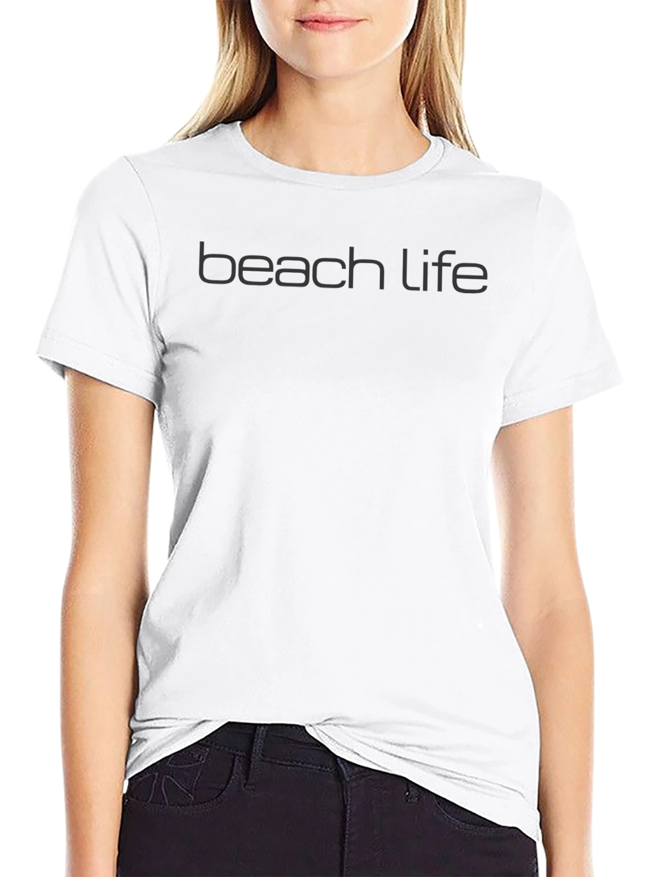 Beach Life Tee - Mens Black Graphic T-Shirt