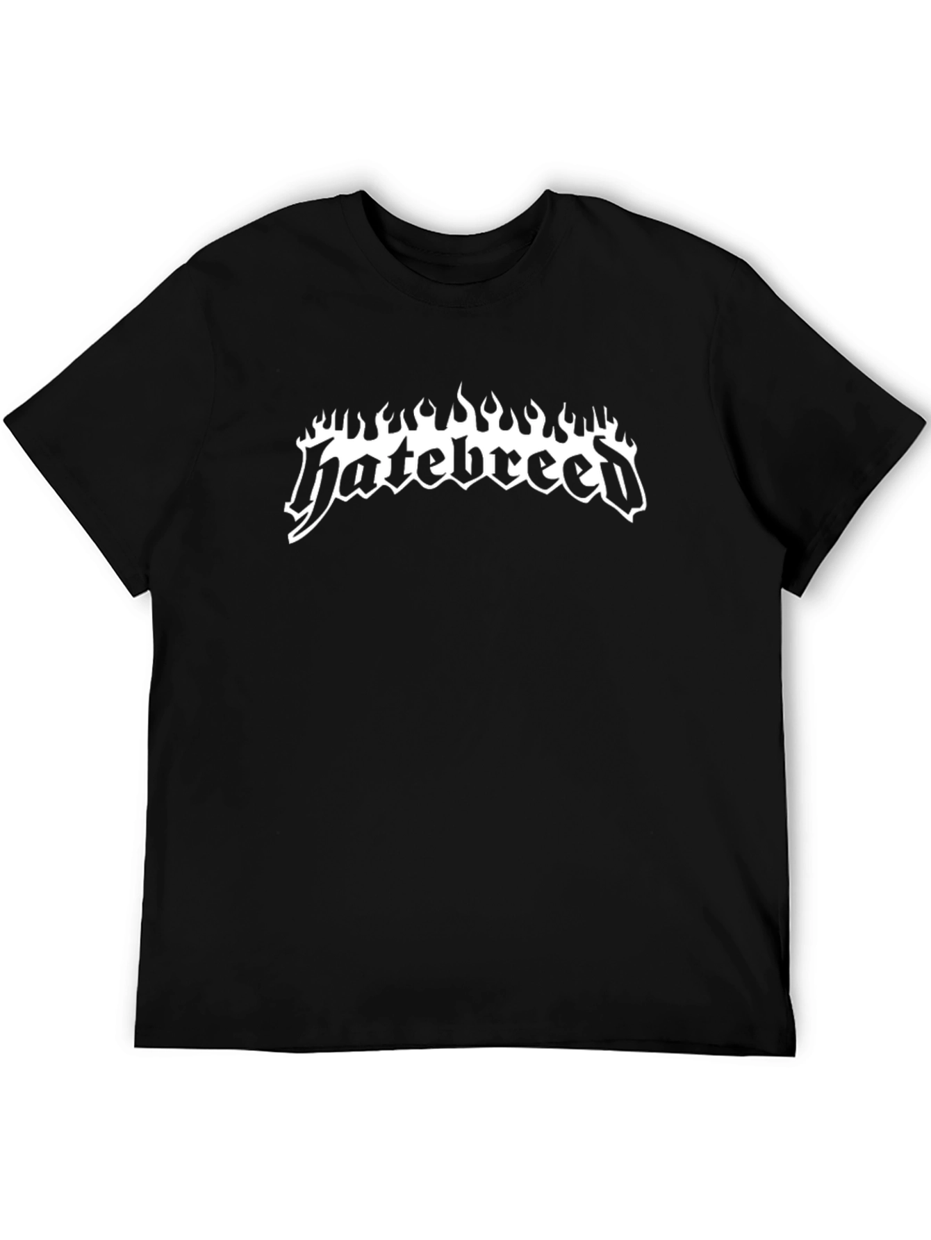 Hatebreed Flame Logo Black T-Shirt