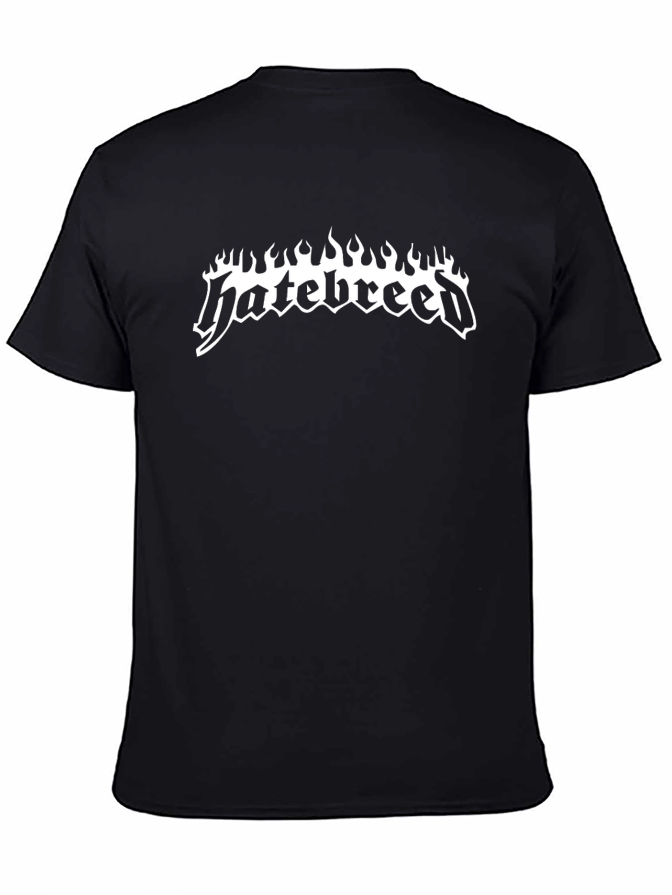 Hatebreed Flame Logo Black T-Shirt