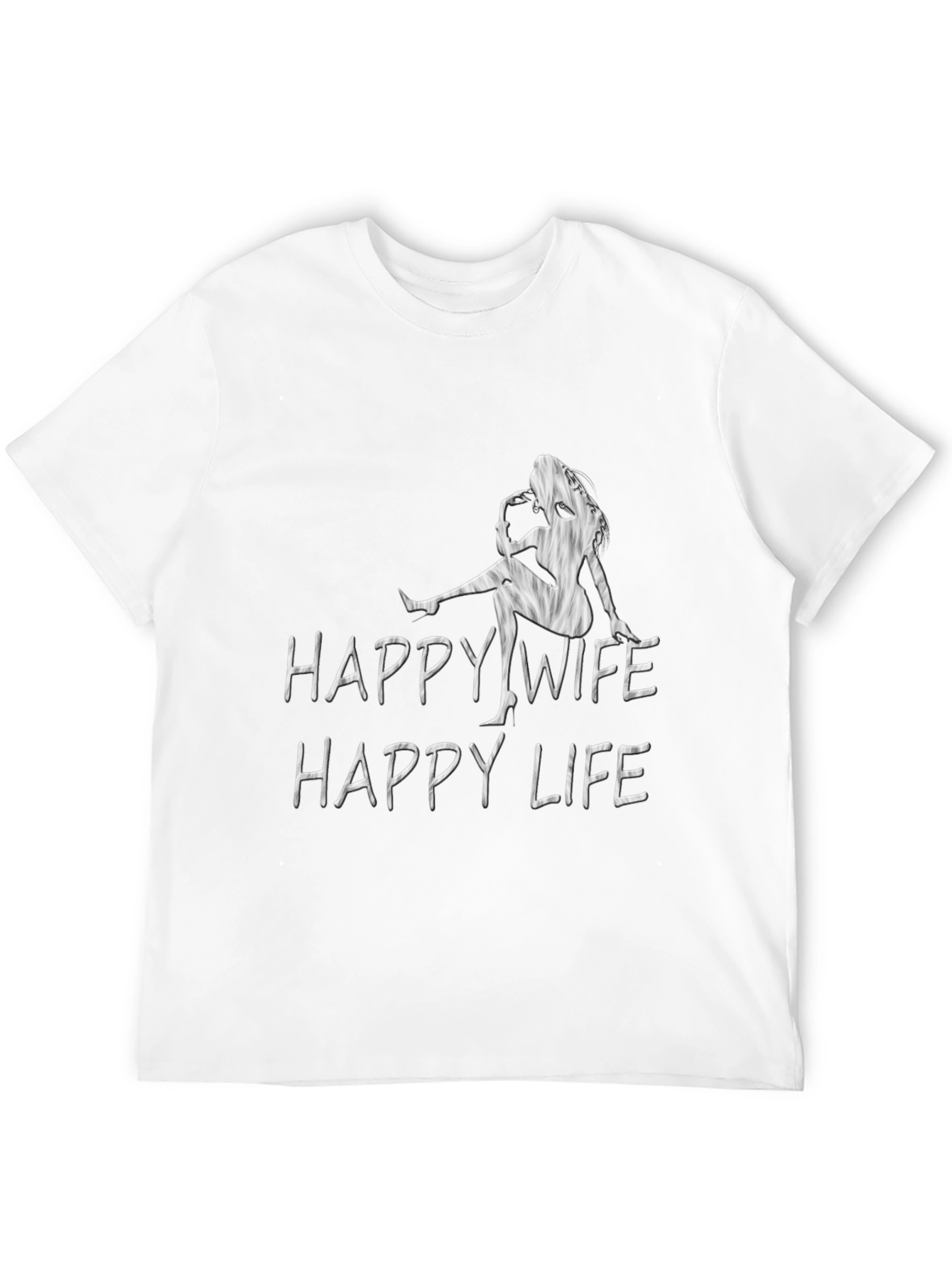 Happy Wife Happy Life Graphic Tee