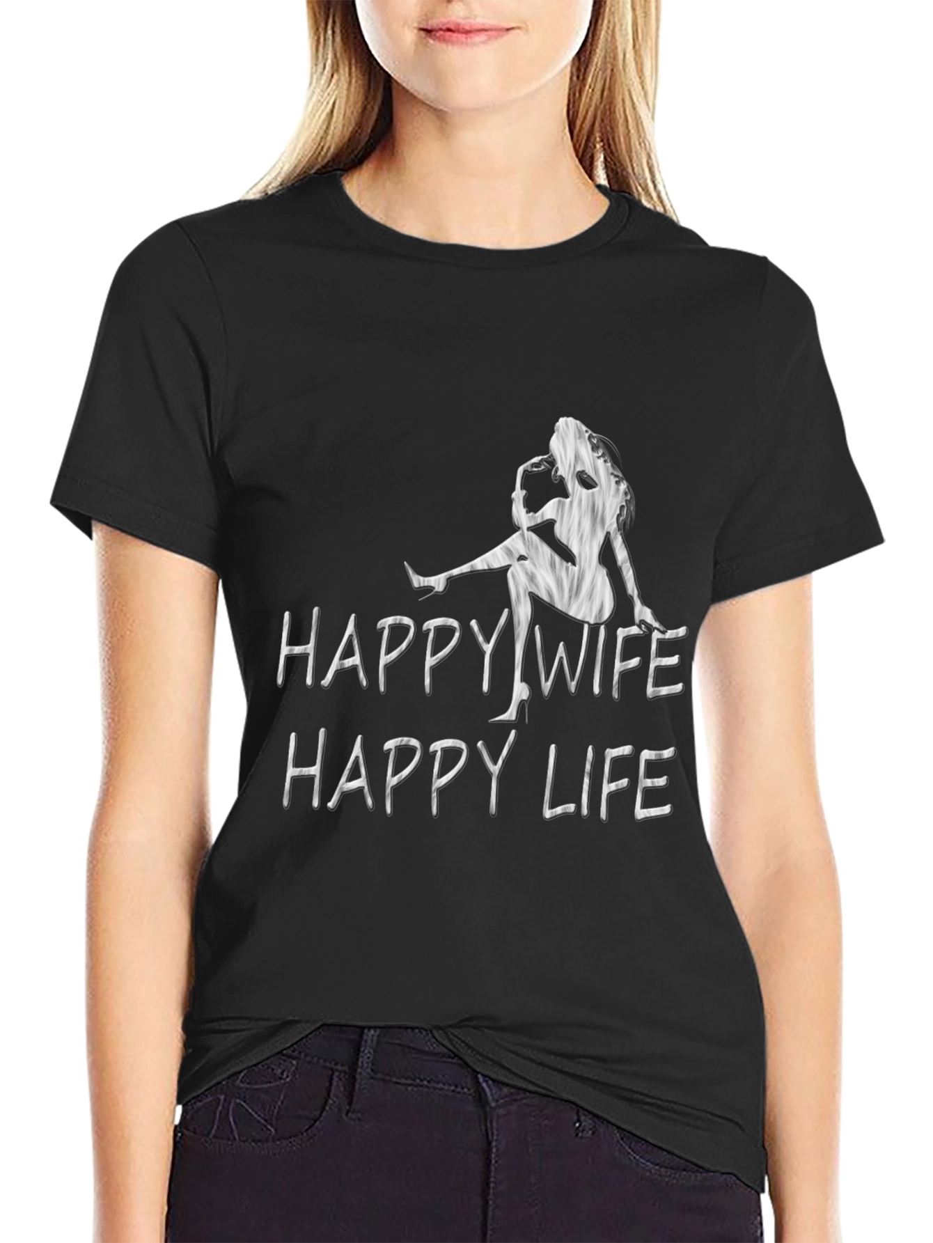 Happy Wife Happy Life Graphic Tee