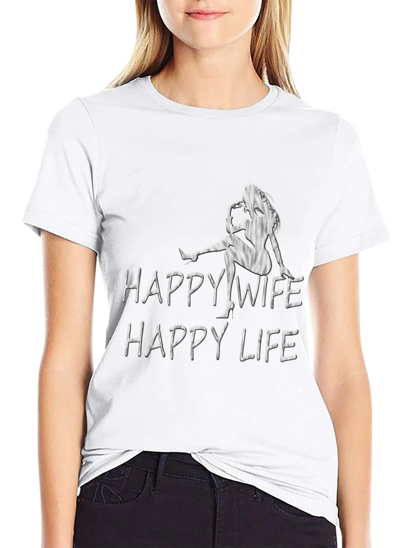 Happy Wife Happy Life Graphic Tee