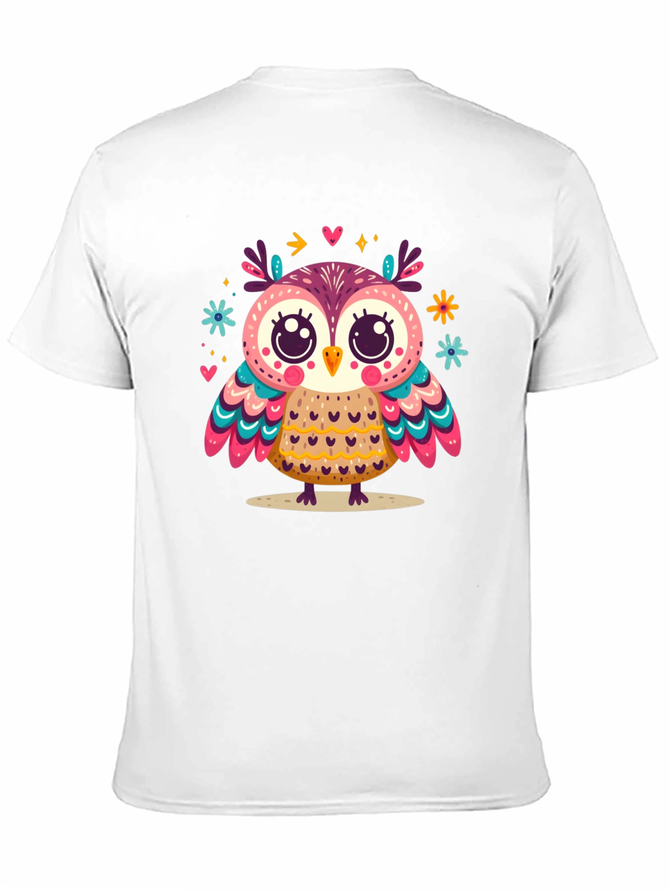 Whimsical Owl Graphic Tee - Unisex