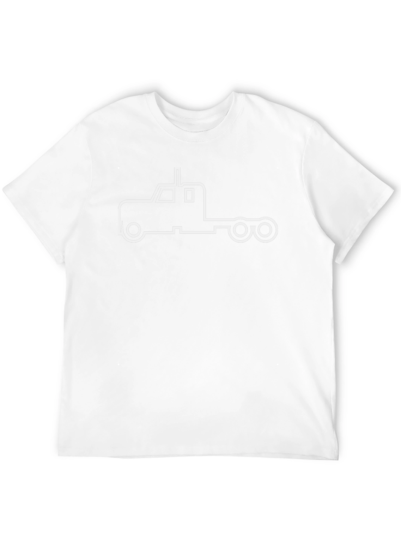 Truck Outline Graphic Tee - Black