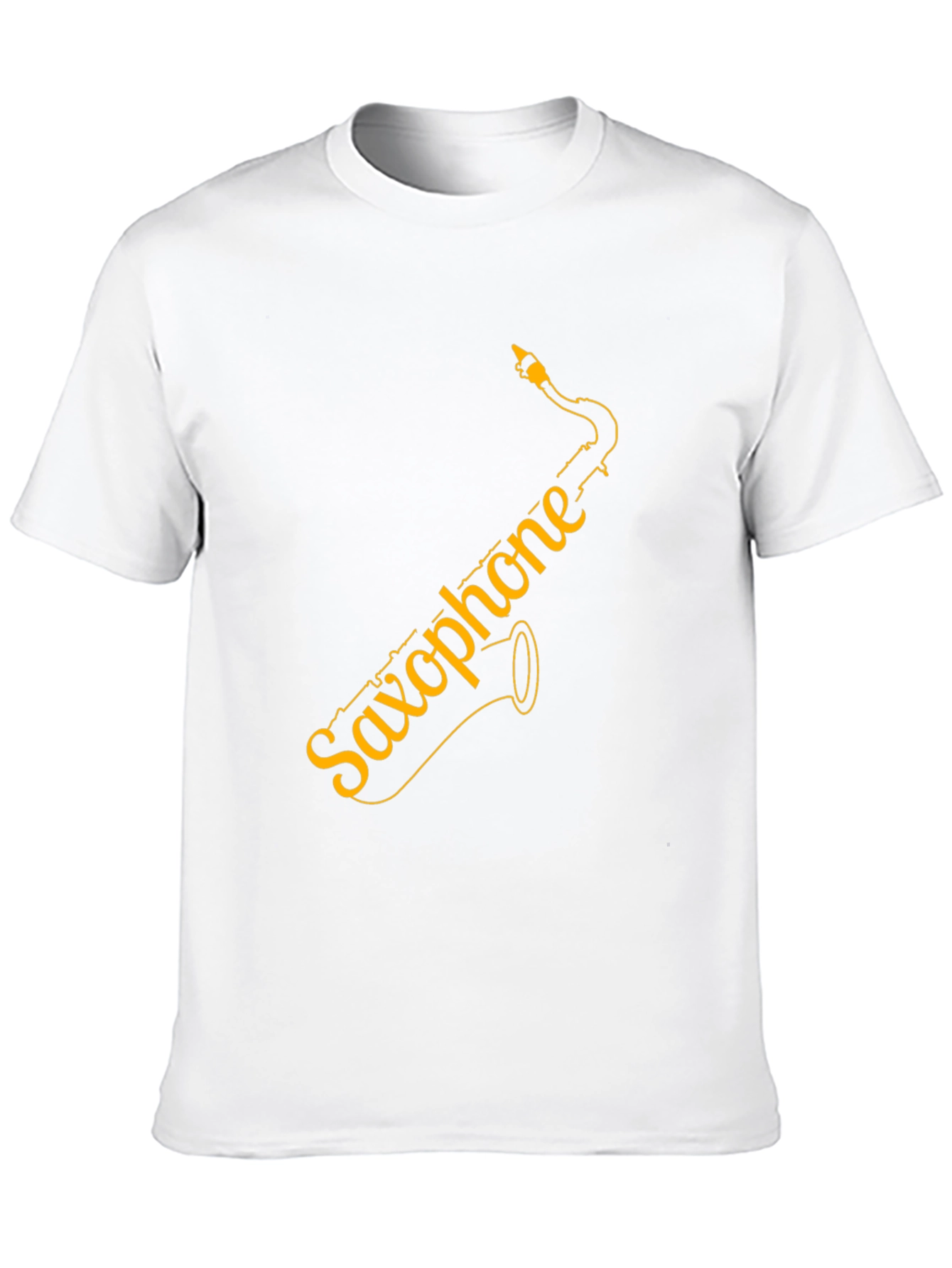 Saxophone Graphic Tee - Black Unisex T-Shirt