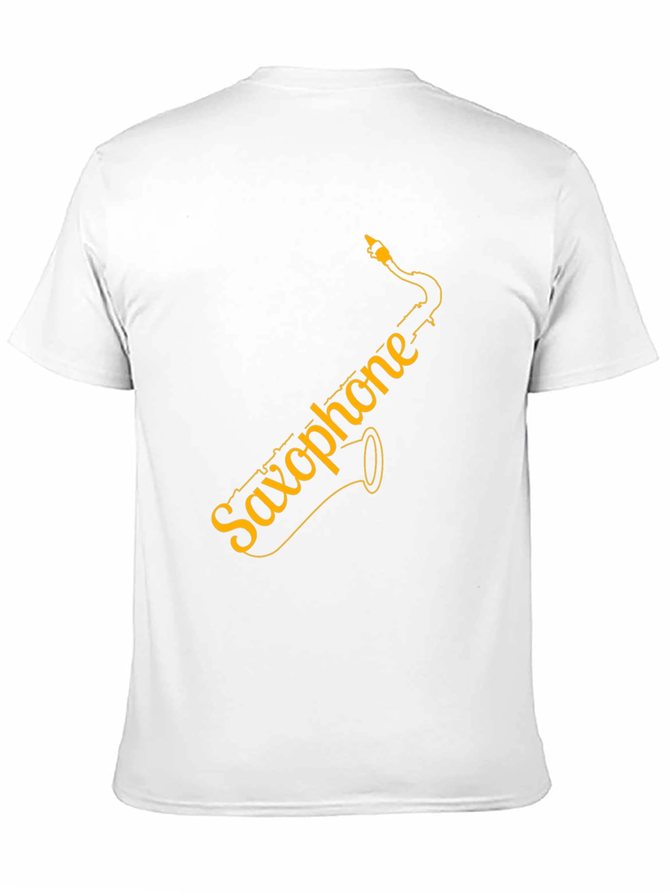 Saxophone Graphic Tee - Black Unisex T-Shirt