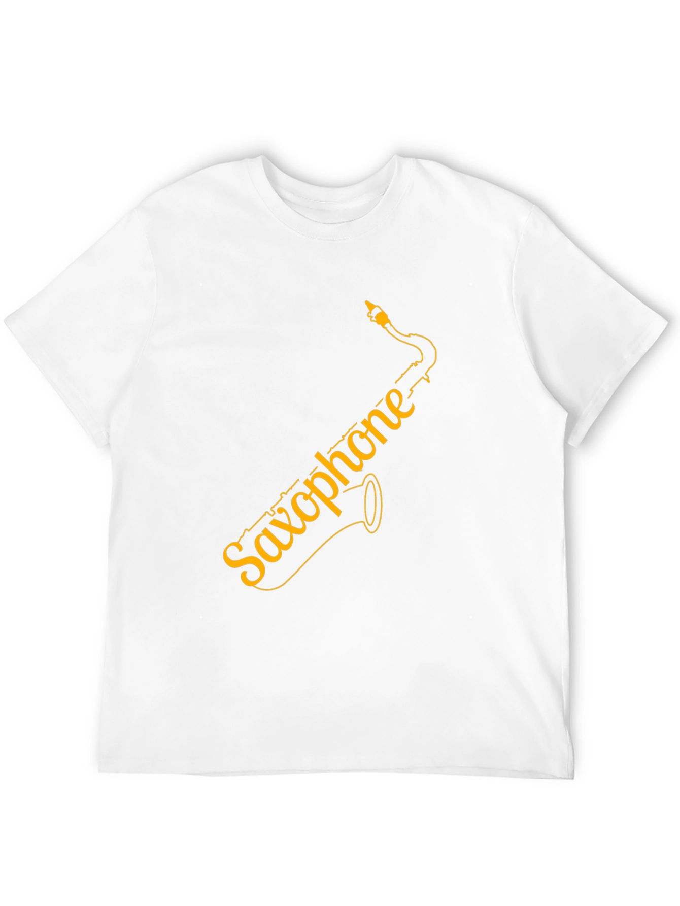 Saxophone Graphic Tee - Black Unisex T-Shirt