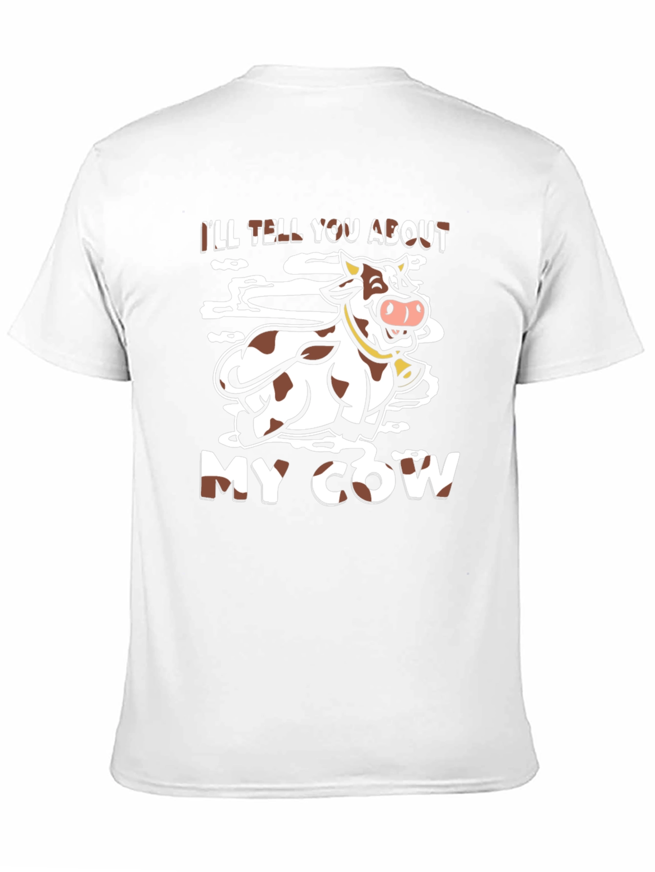 Ill Tell You About My Cow Black Graphic Tee