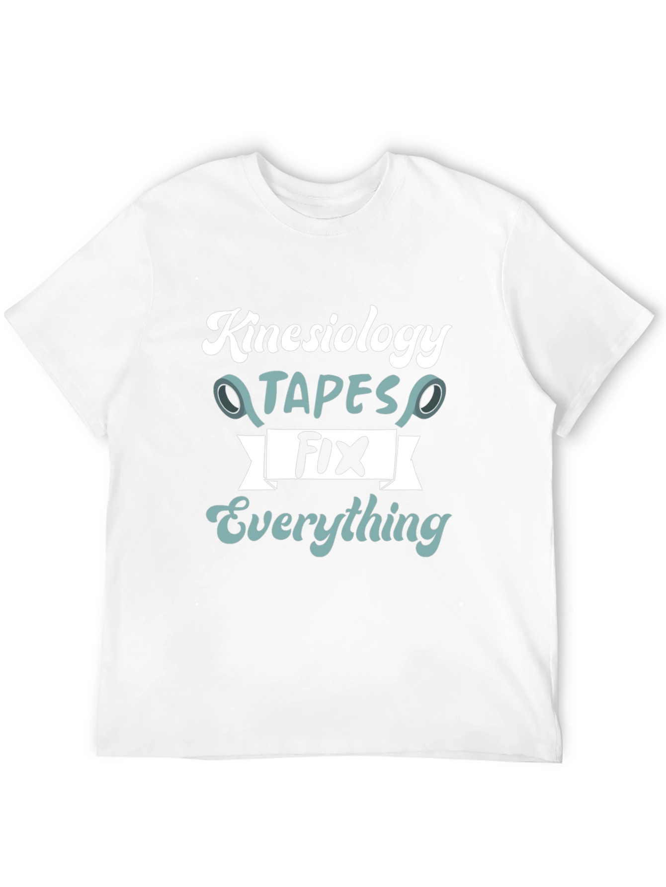 Kinesiology Tapes Fix Everything Black T-Shirt