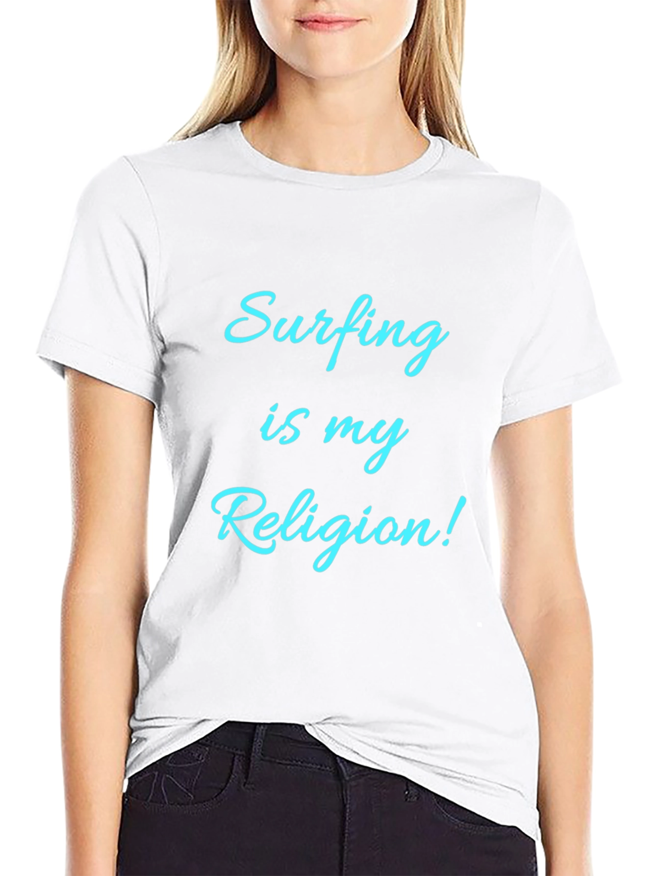 Surfing Is My Religion! Graphic T-Shirt