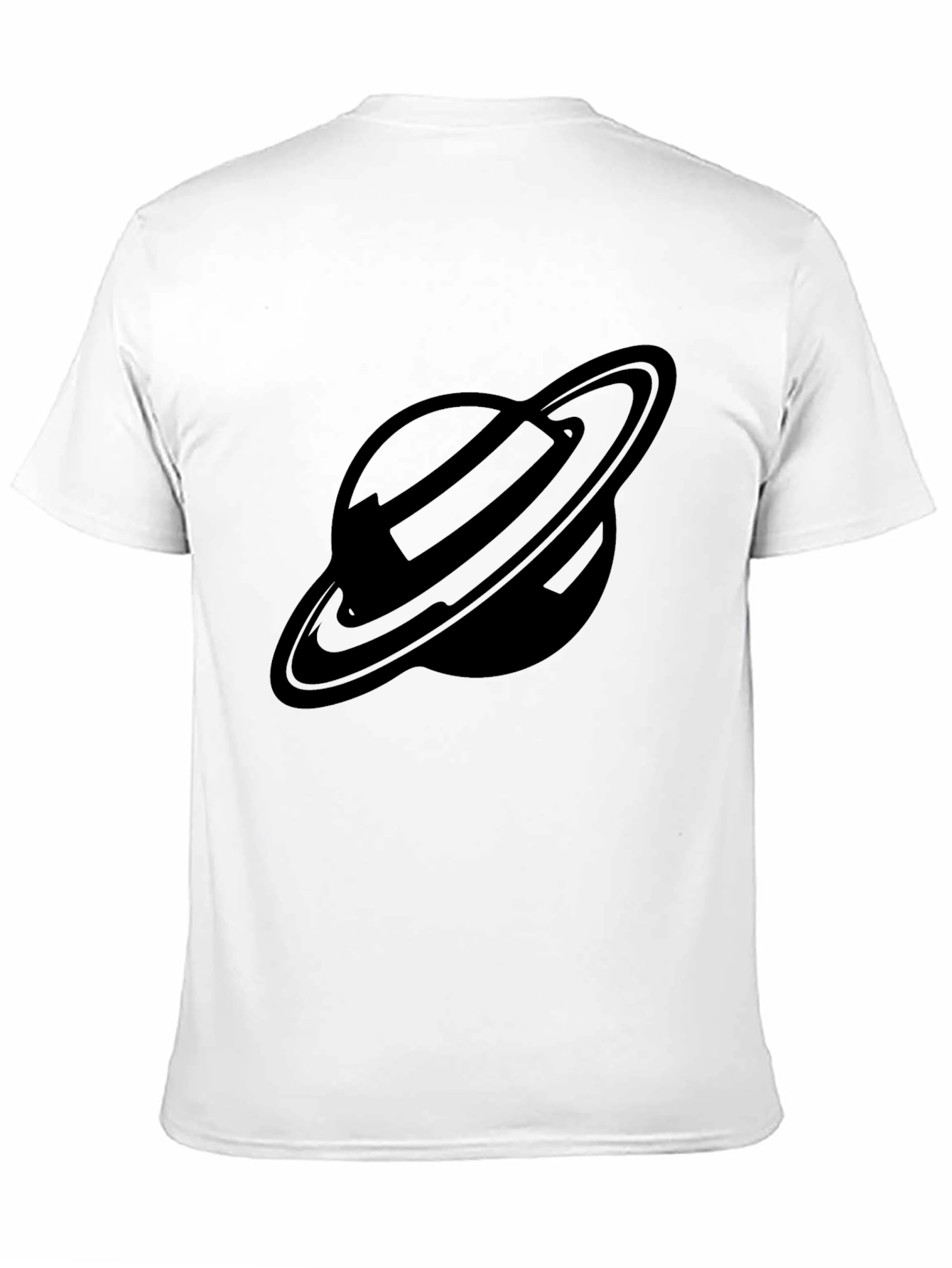 Saturn Graphic Tee - Black Planet T-Shirt