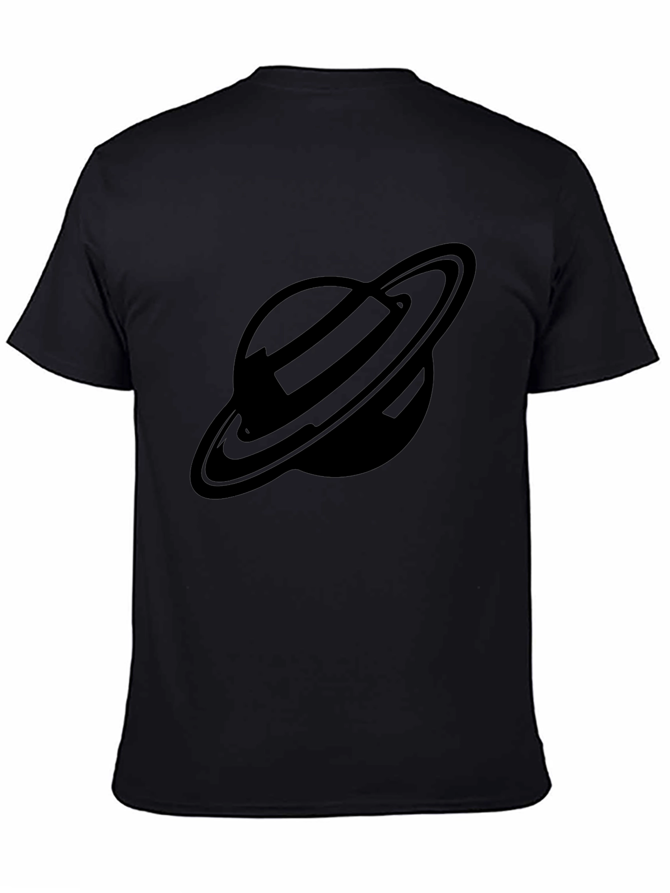 Saturn Graphic Tee - Black Planet T-Shirt