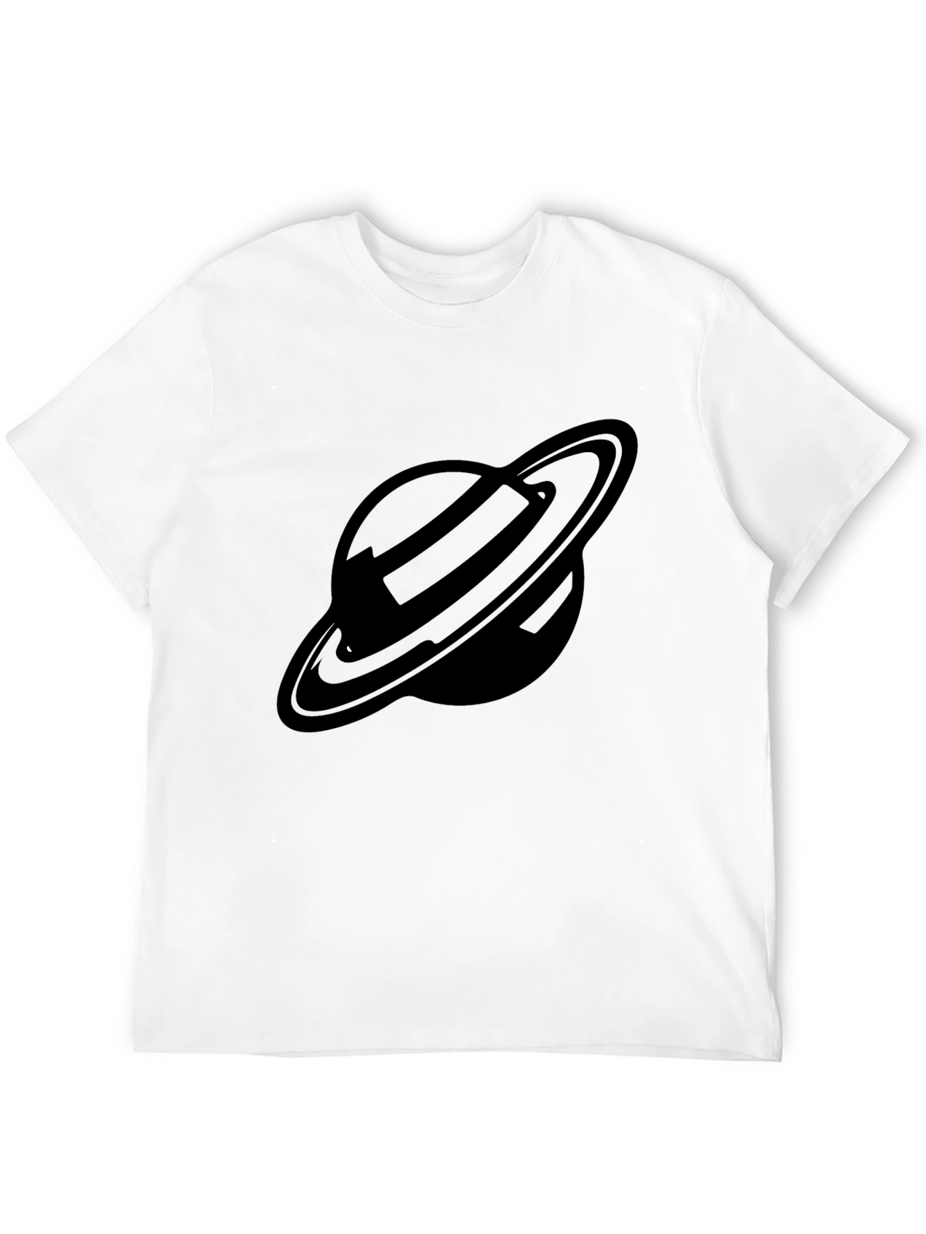 Saturn Graphic Tee - Black Planet T-Shirt