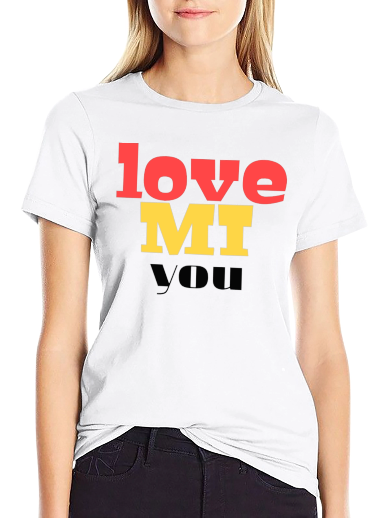 Love MI You Graphic T-Shirt - Trendy Unisex Tee