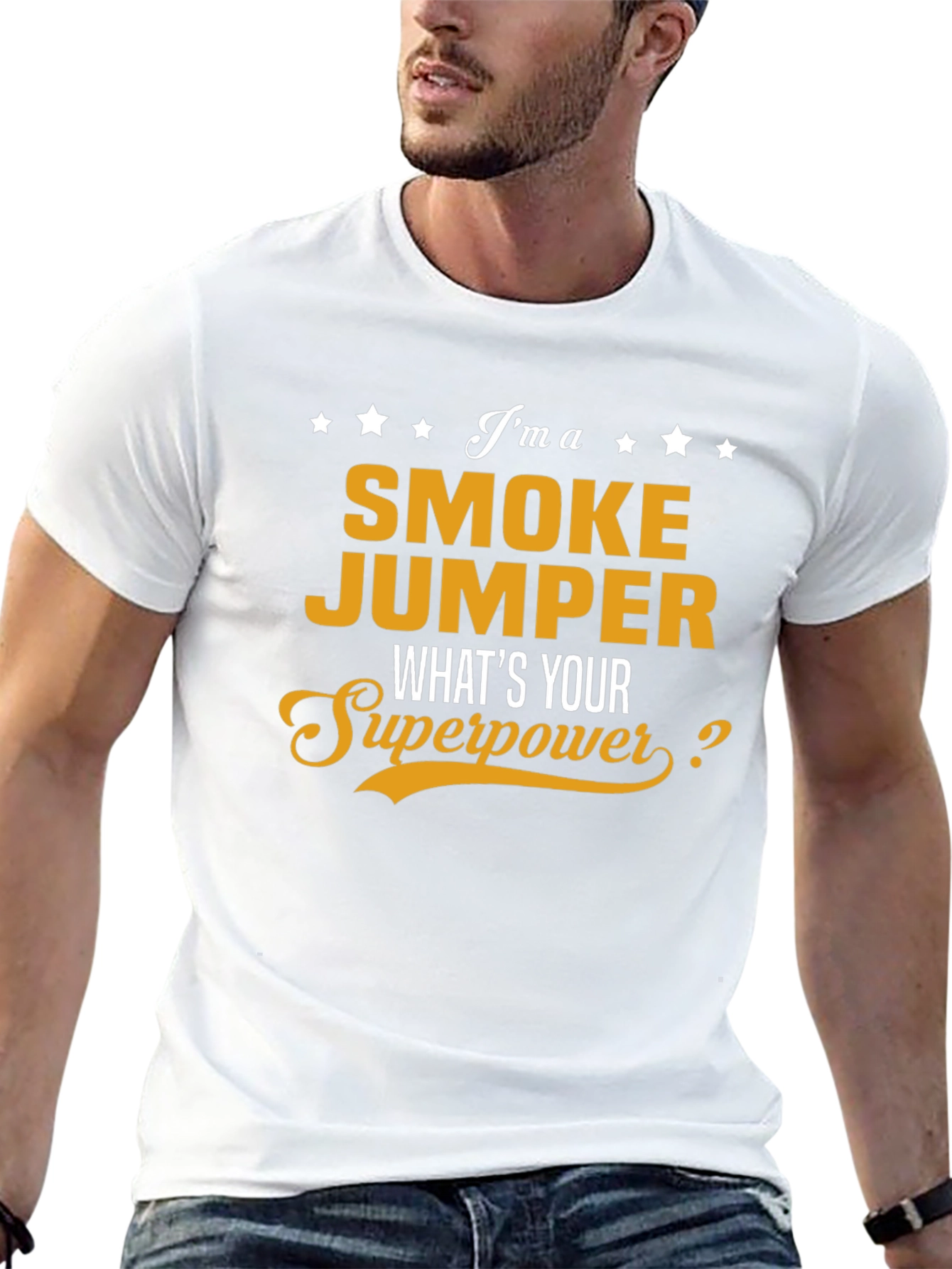 Smoke Jumper Superpower Black T-Shirt