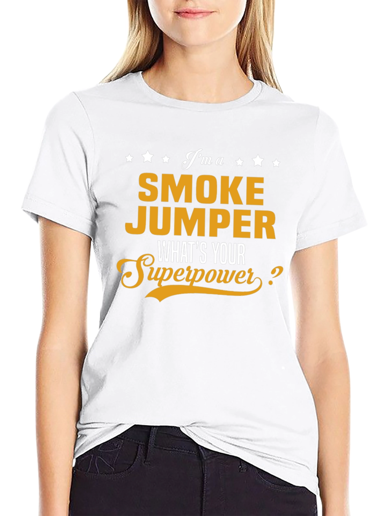 Smoke Jumper Superpower Black T-Shirt