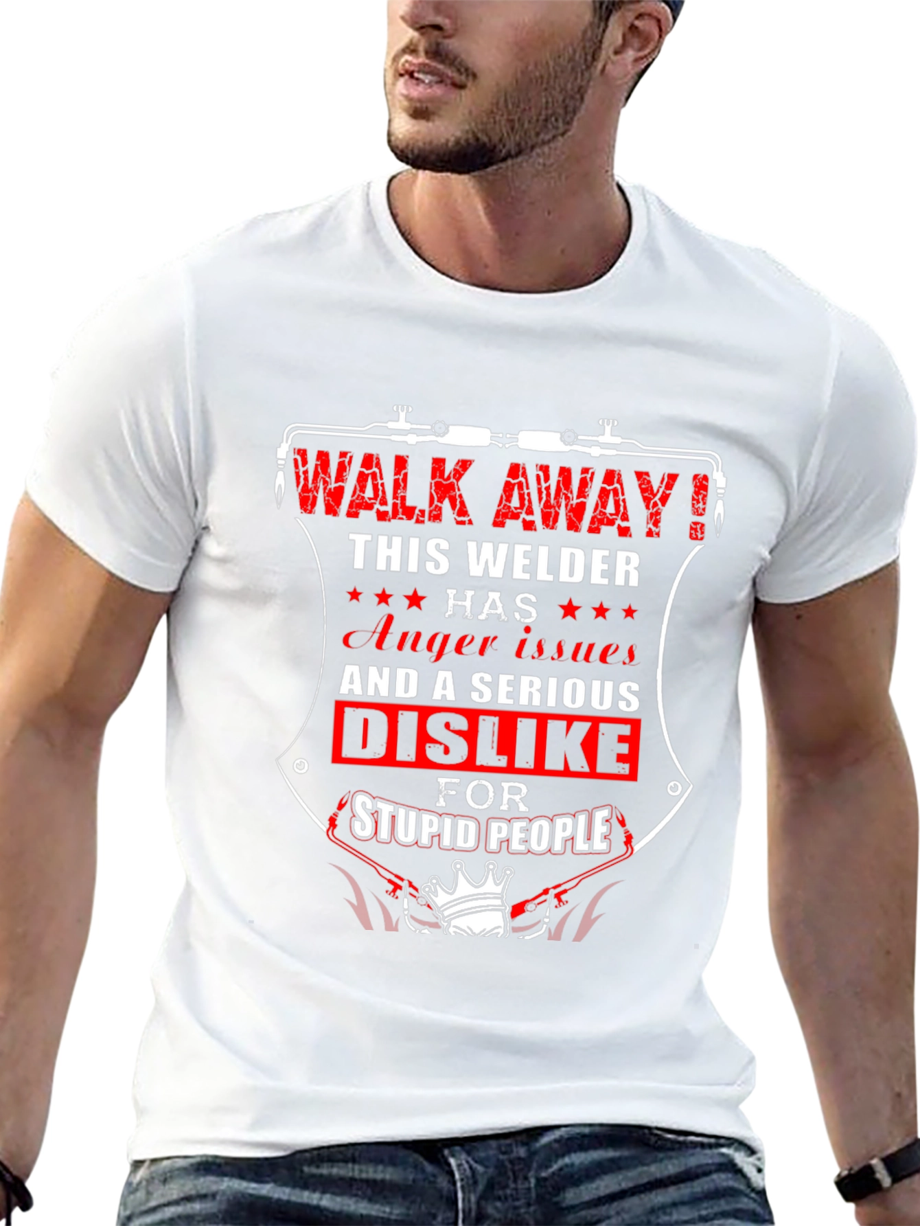 Welder Attitude T-Shirt - Walk Away!