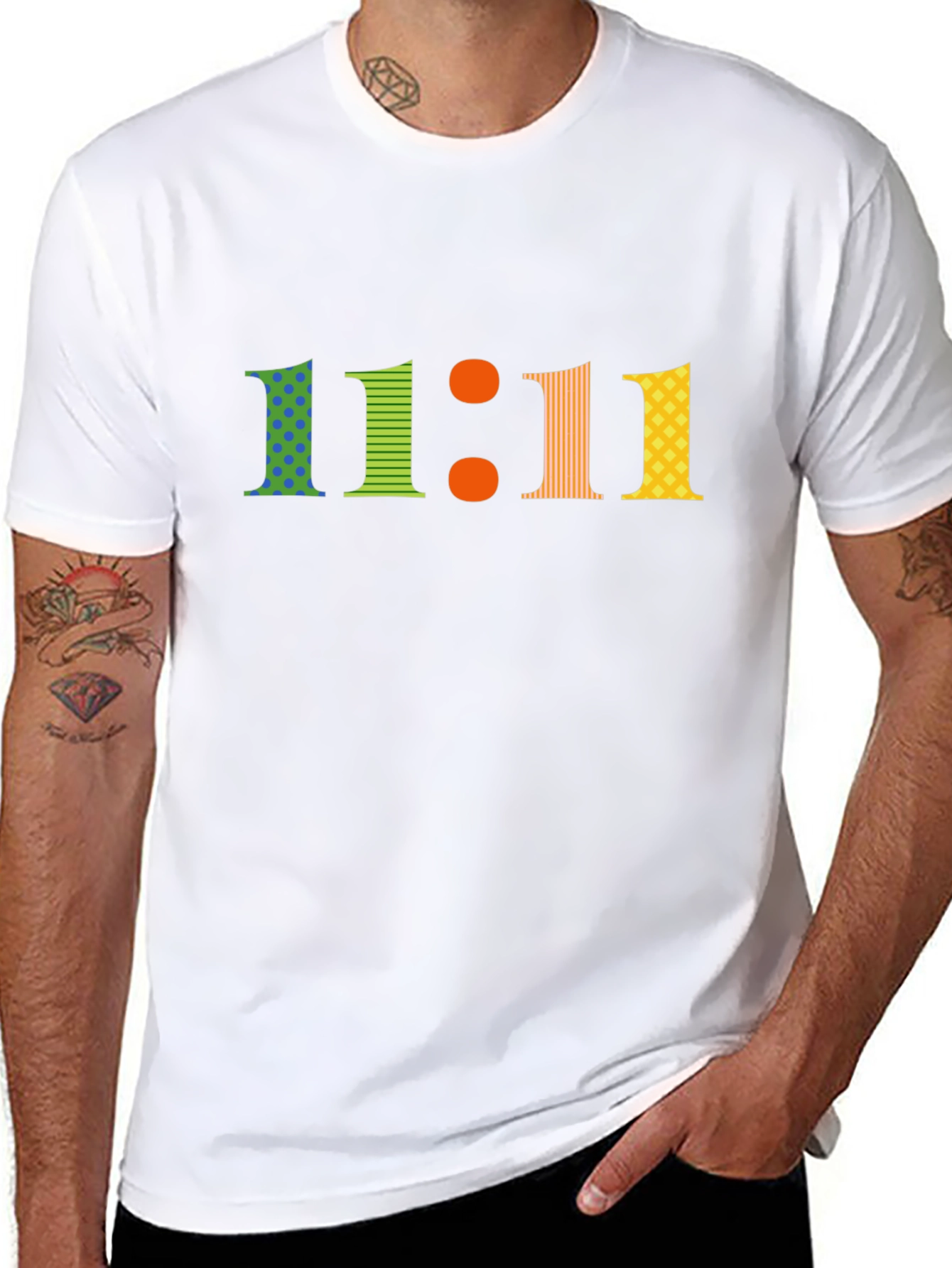 11:11 Graphic Print T-Shirt