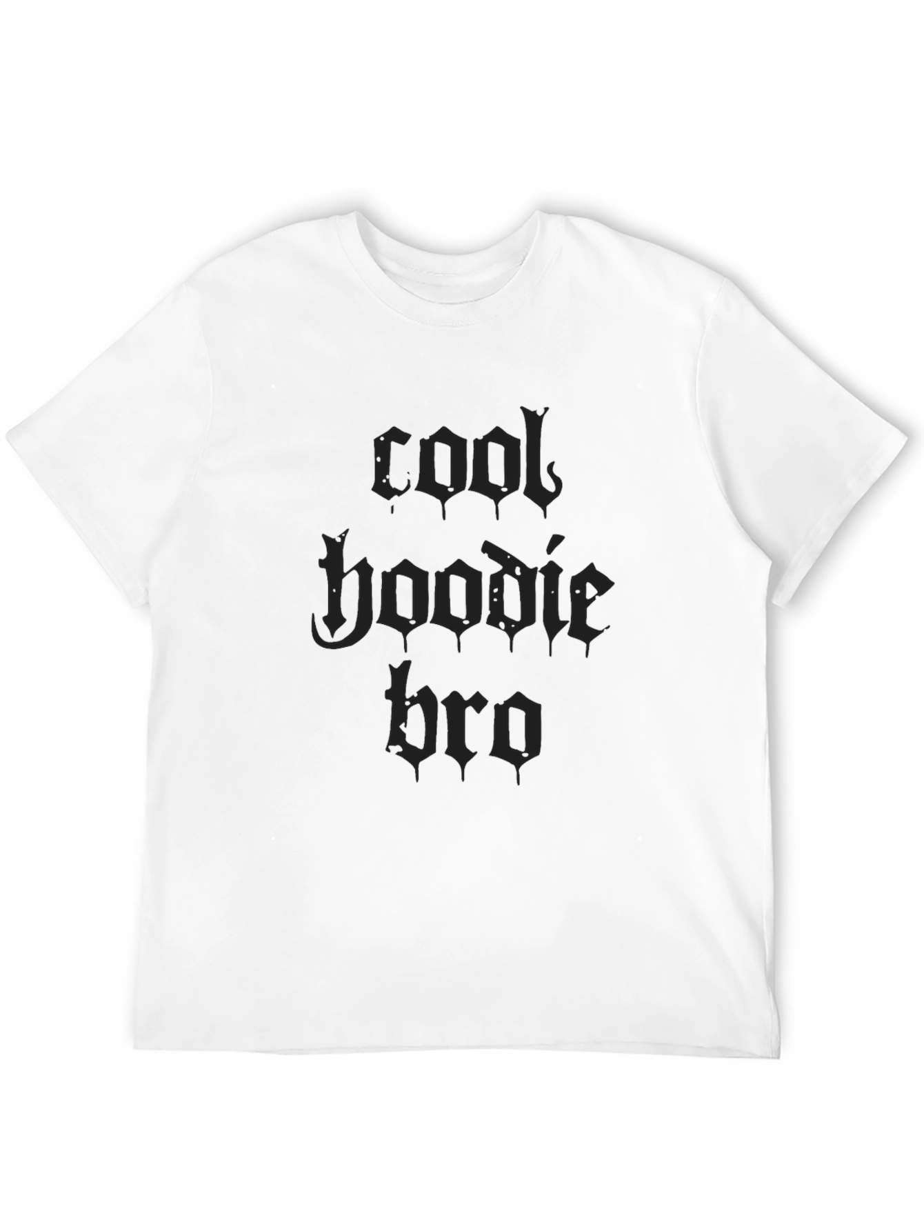 Cool Hoodie Bro Black T-Shirt