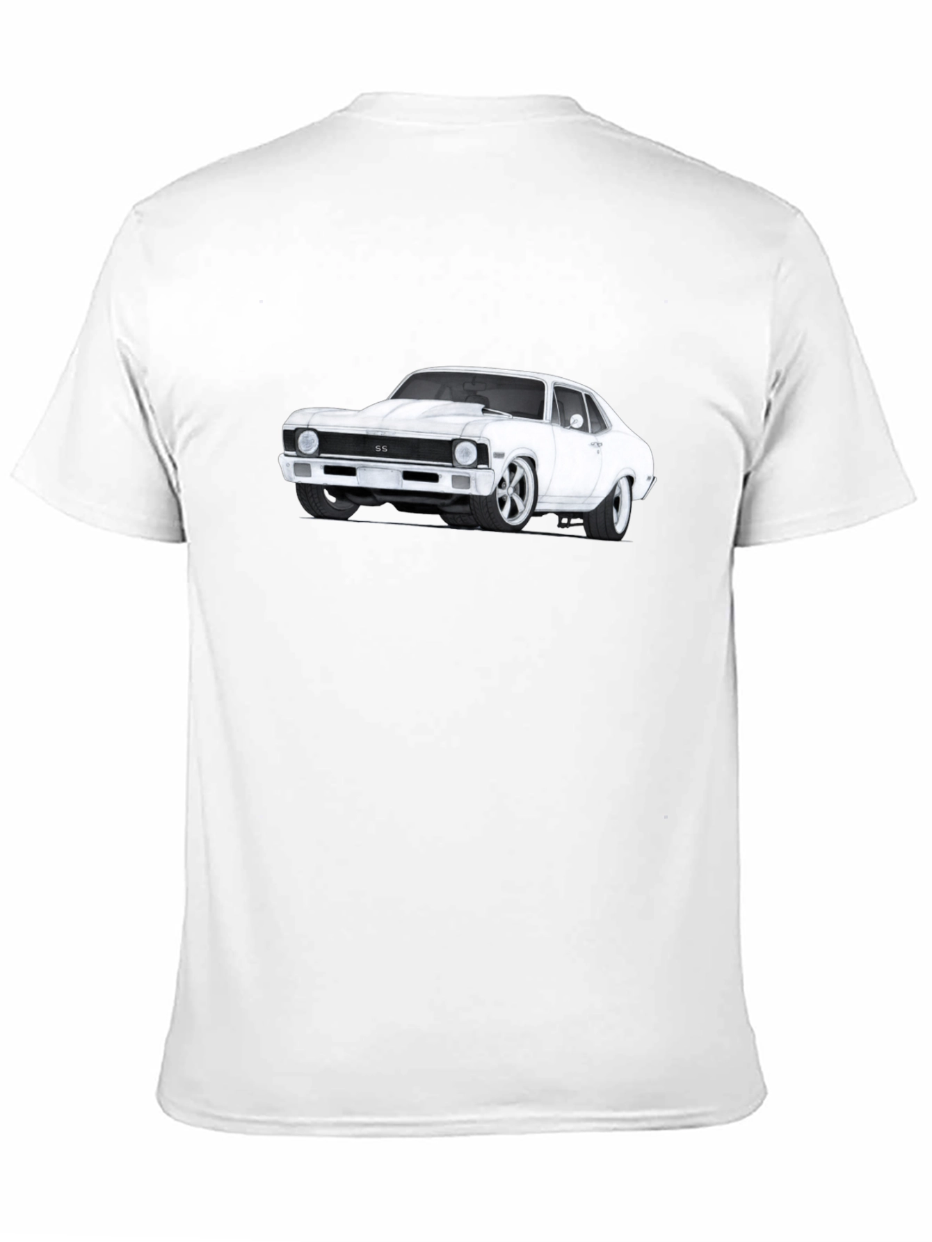 Classic Car Graphic T-Shirt - Black