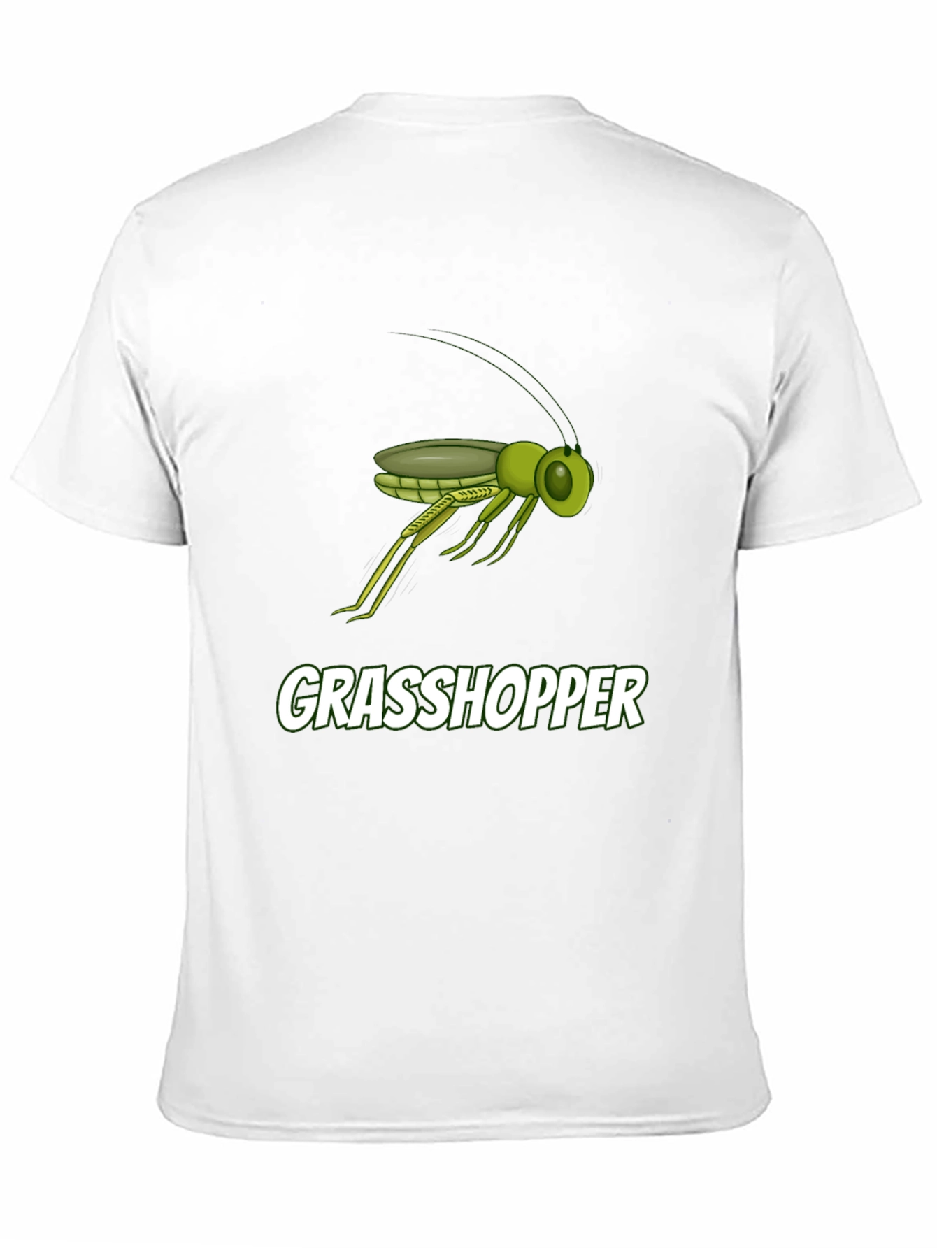 Grasshopper Graphic Tee - Black Cotton T-Shirt