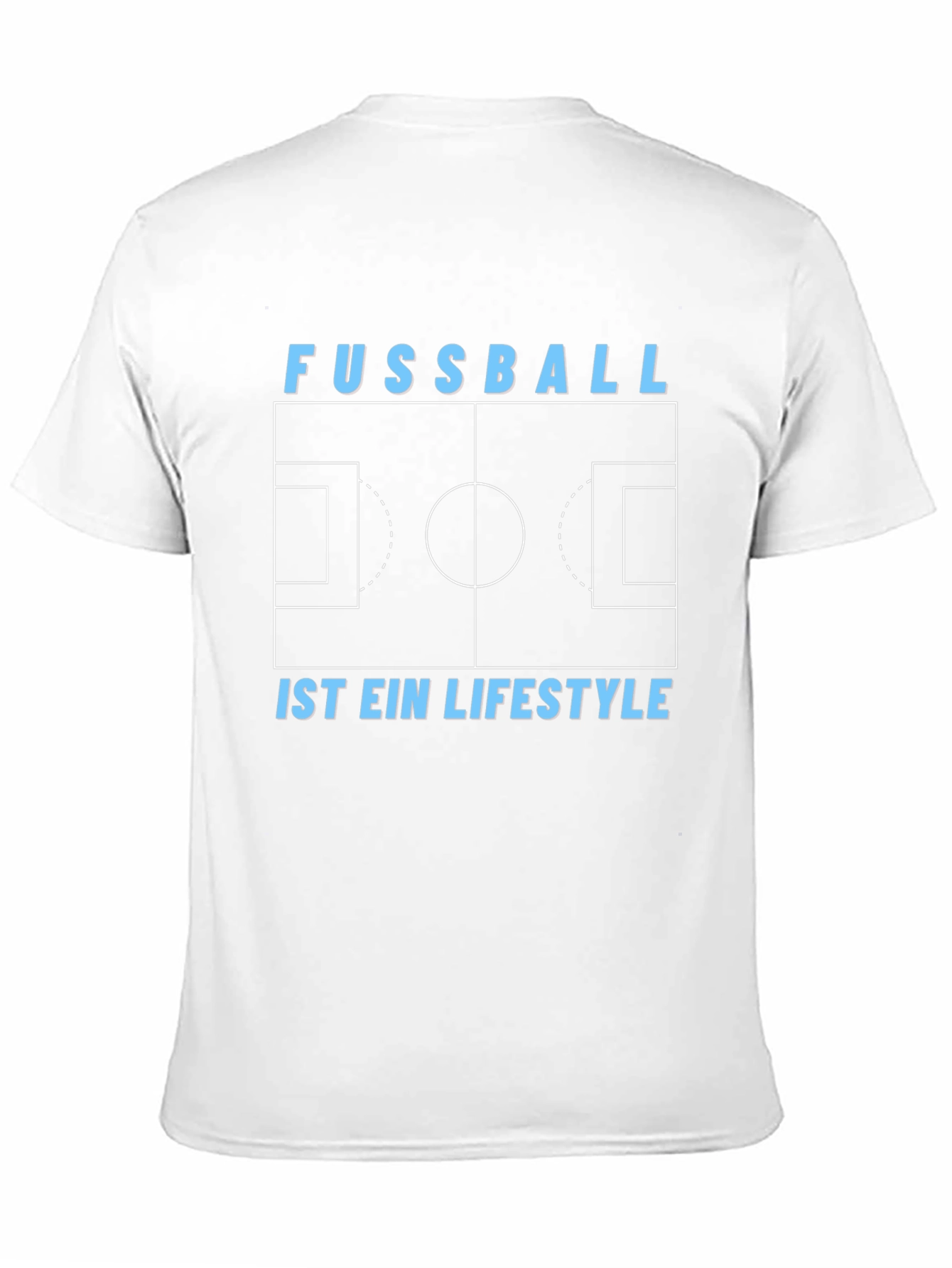 Fussball is Lifestyle Soccer Field Graphic Tee