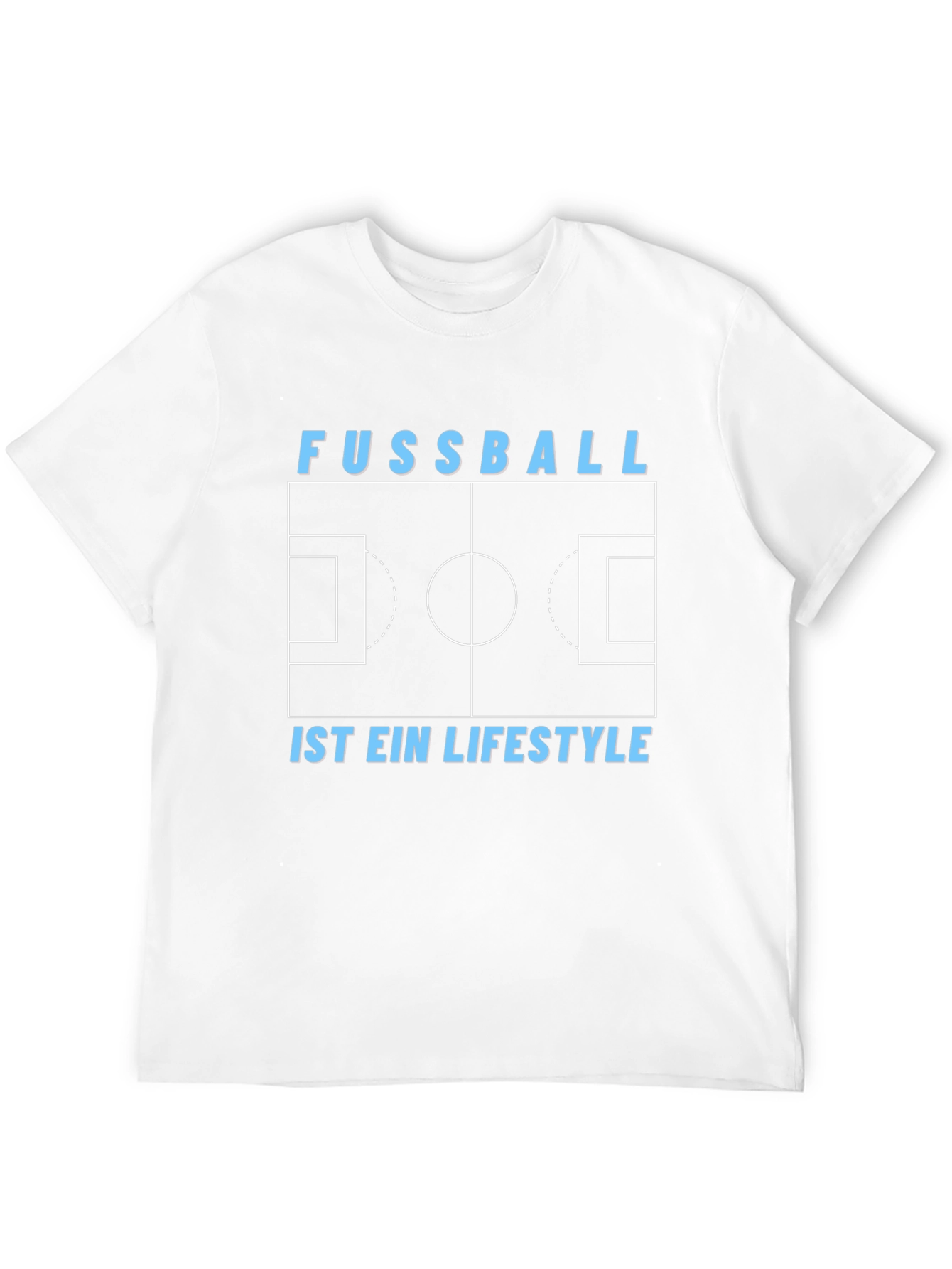 Fussball is Lifestyle Soccer Field Graphic Tee