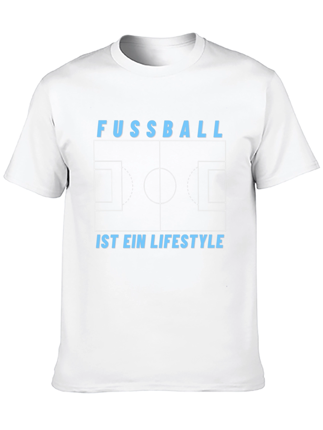 Fussball is Lifestyle Soccer Field Graphic Tee