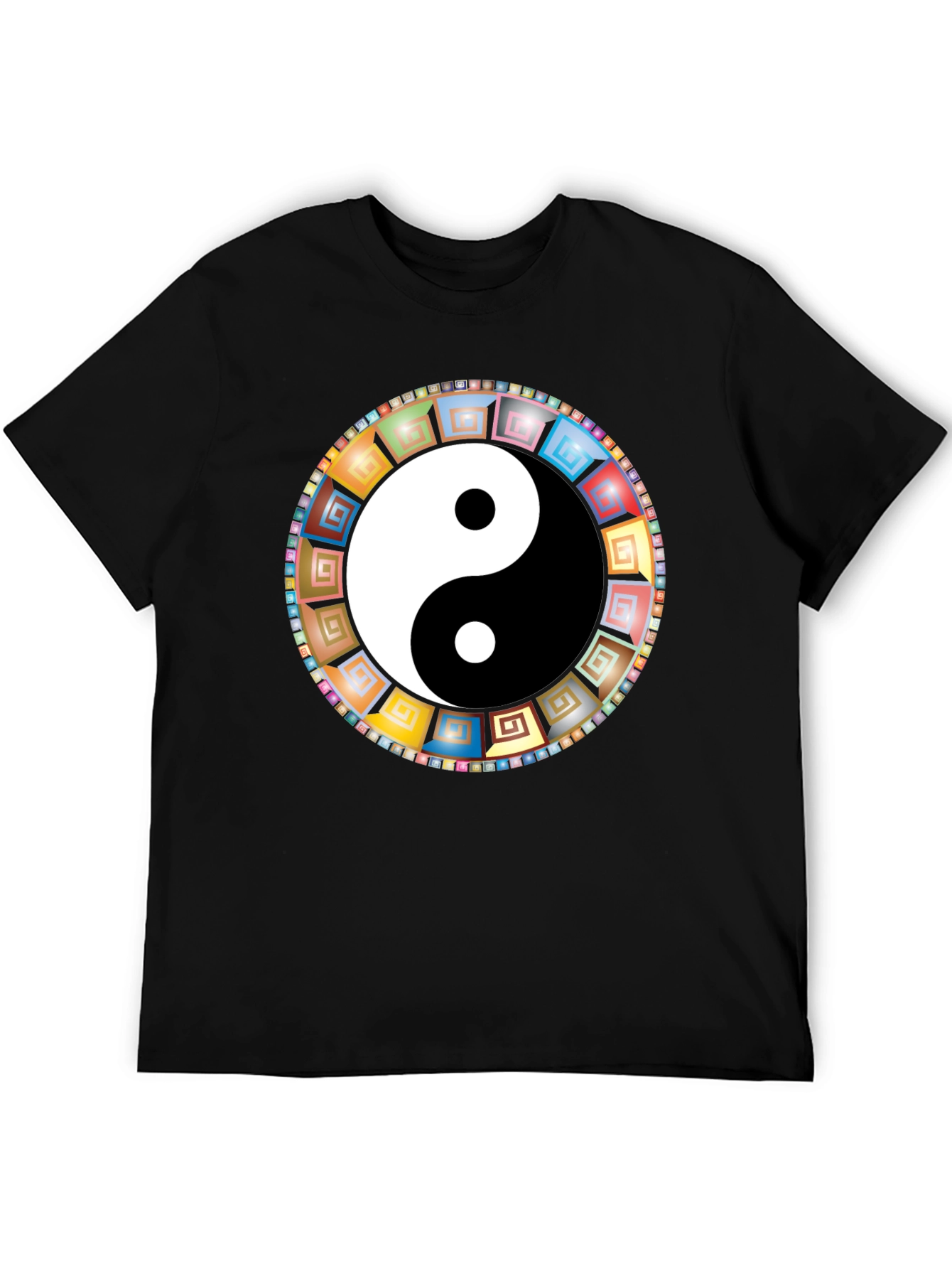 Yin Yang Mandala Graphic Tee