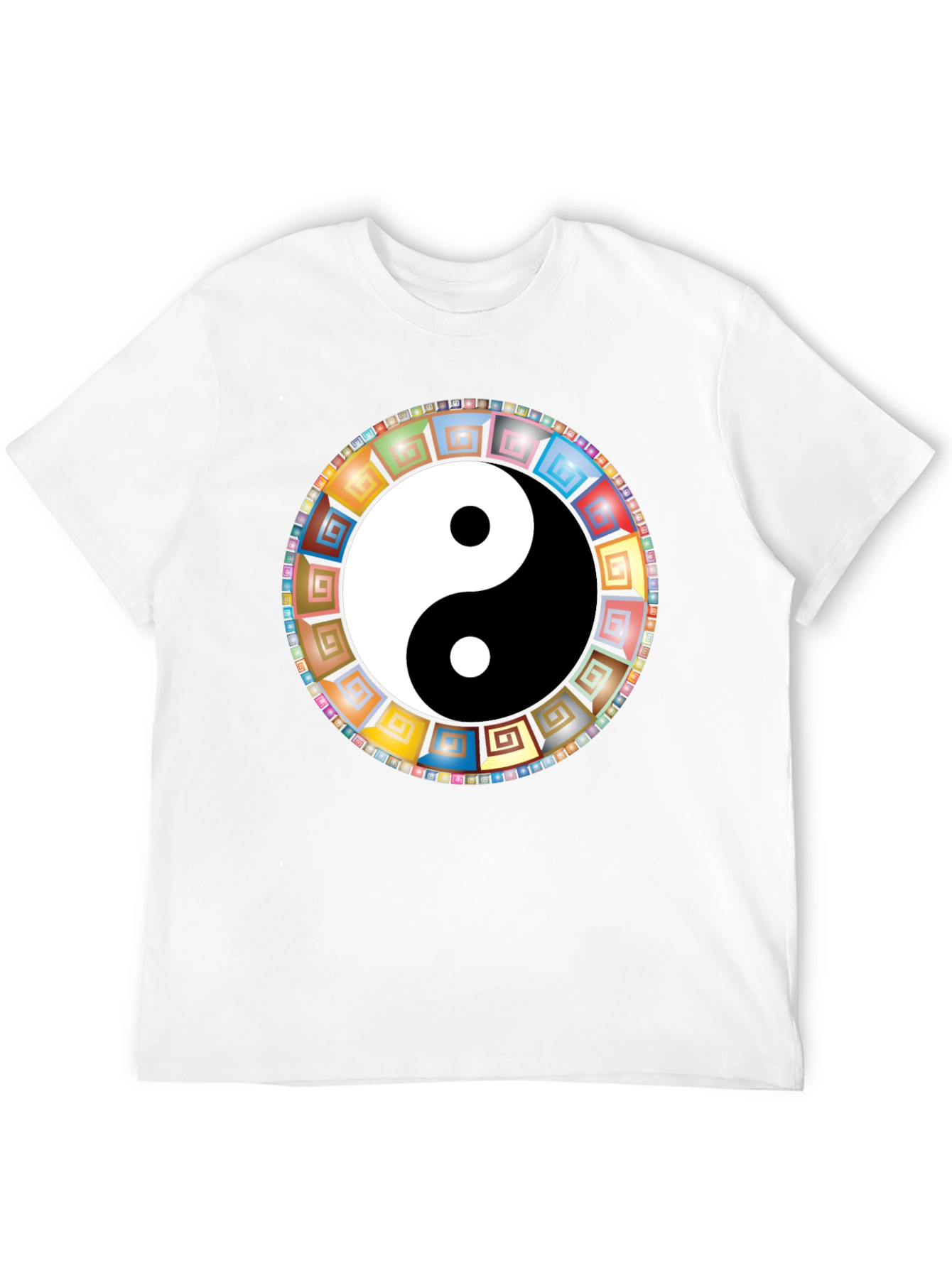 Yin Yang Mandala Graphic Tee