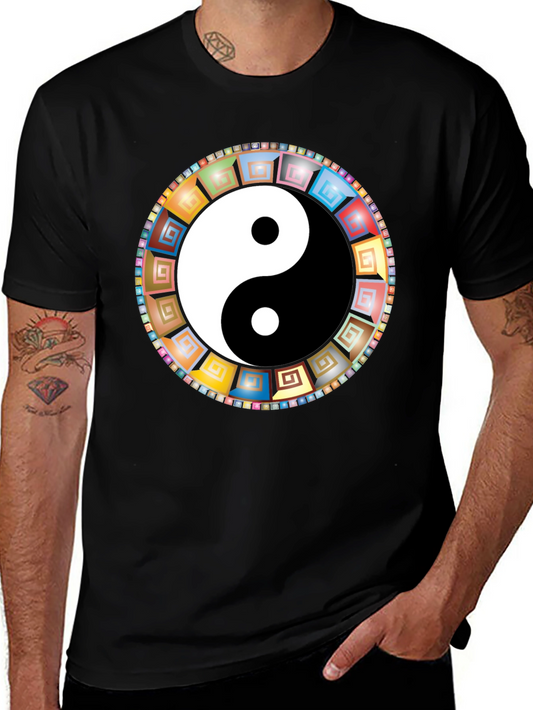 Yin Yang Mandala Graphic Tee