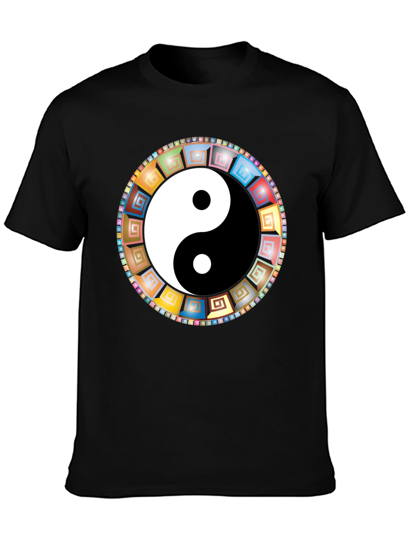 Yin Yang Mandala Graphic Tee