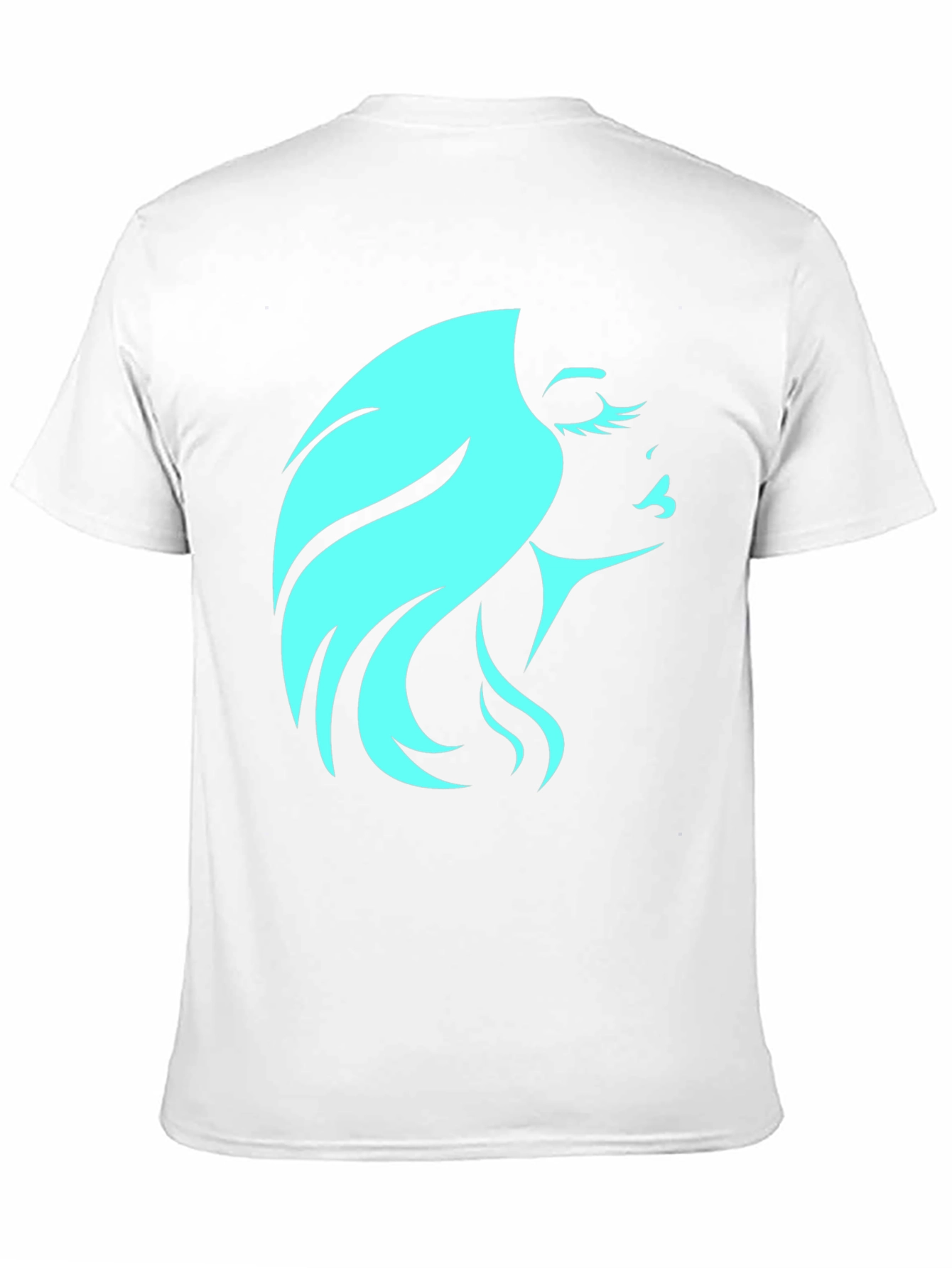 Stylish Woman Graphic T-Shirt - Black