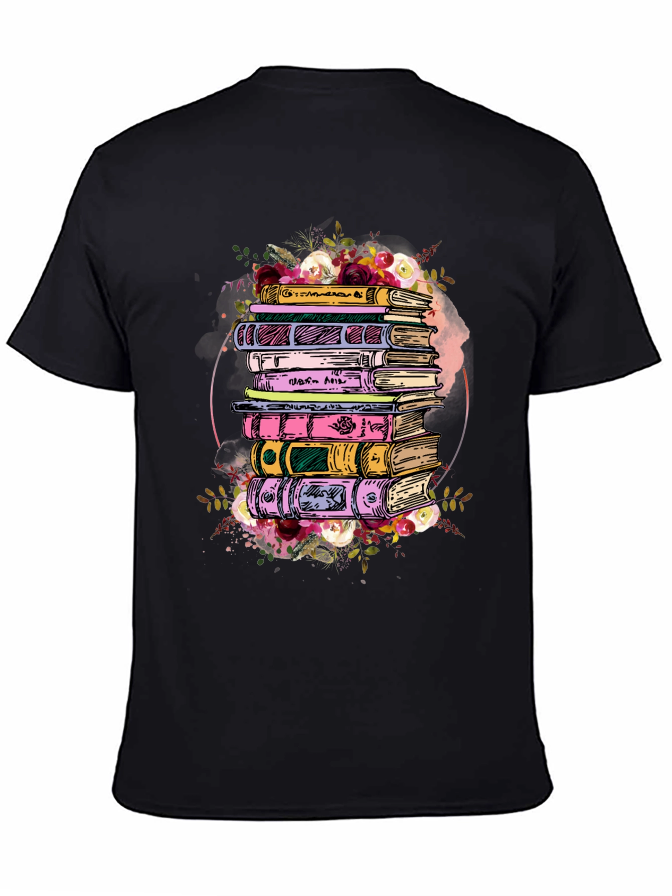 Floral Books Graphic Tee