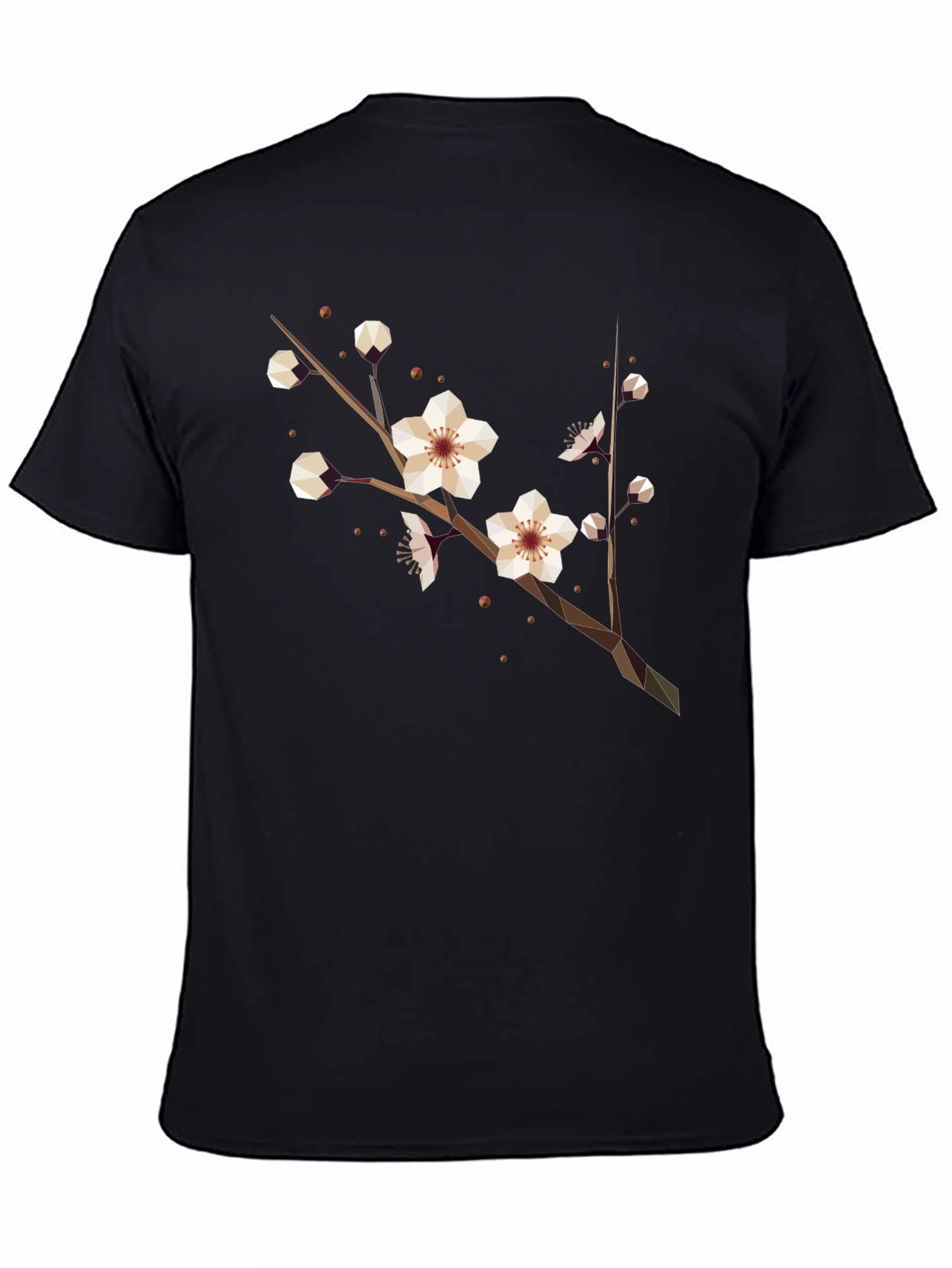 Geometric Blossom Tee - Modern Graphic Print Shirt