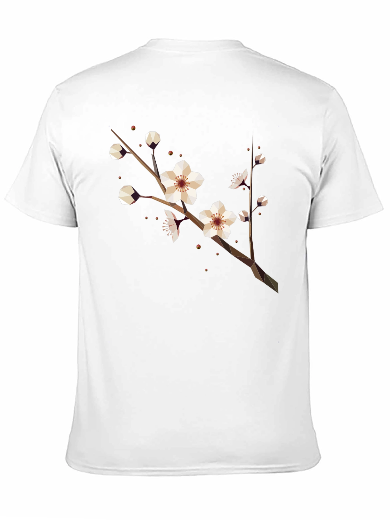 Geometric Blossom Tee - Modern Graphic Print Shirt
