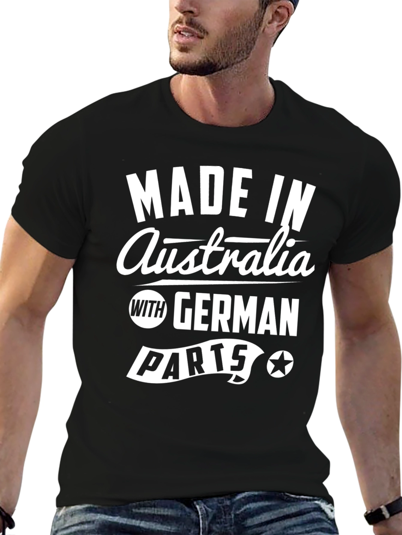 Made In Australia with German Parts Funny T-Shirt