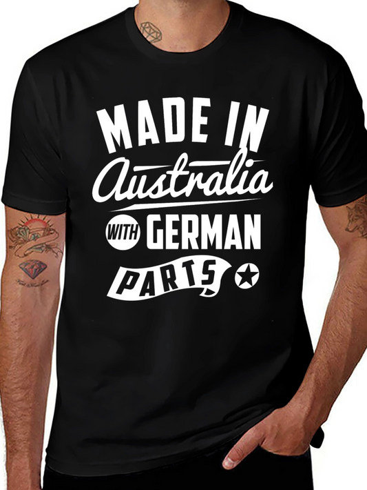 Made In Australia with German Parts Funny T-Shirt